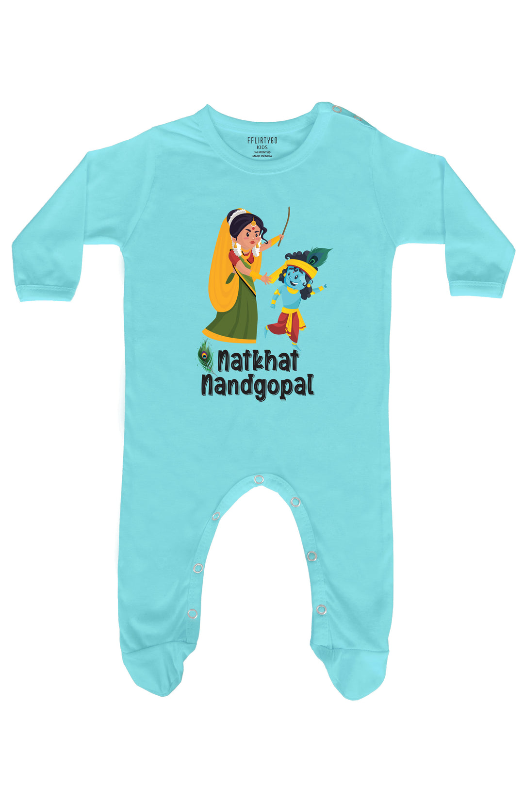 Natkhat Nandgopal Baby Romper | Onesies