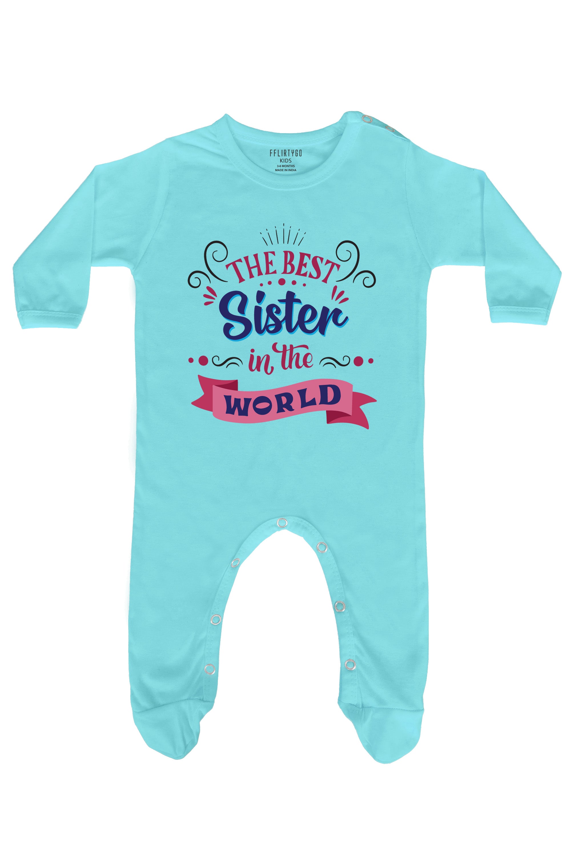 The Best Sister In The World Baby Romper | Onesies