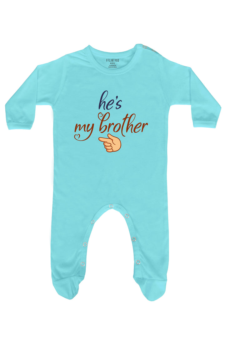 He Is My Brother Baby Romper | Onesies