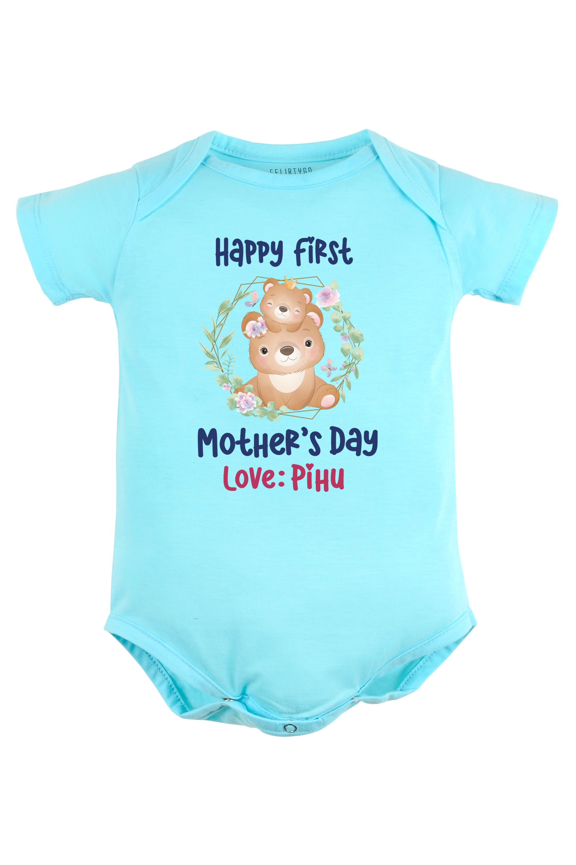 Happy First Mother's Day Baby Romper | Onesies w/ Custom Name