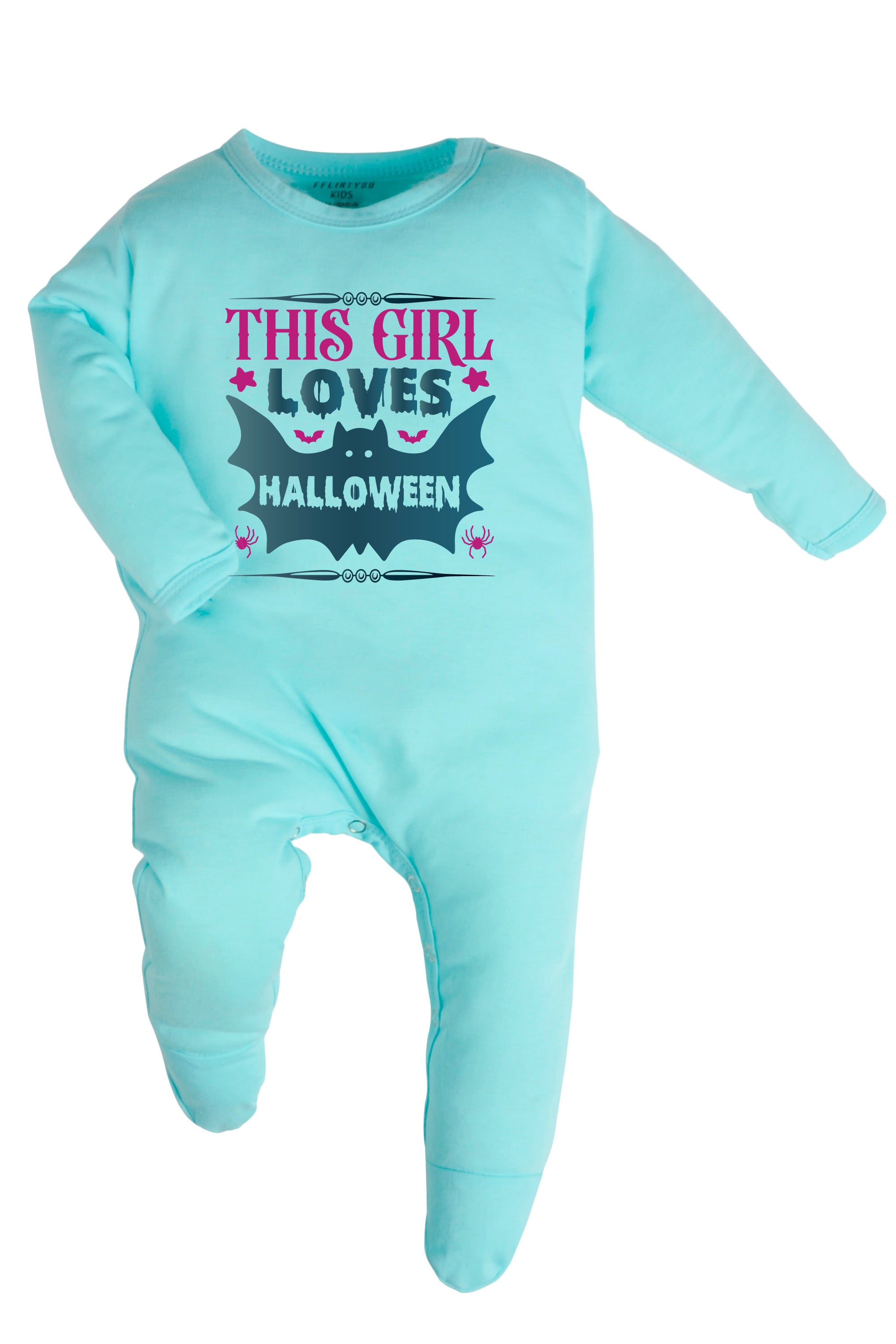 This Girl Loves Halloween Baby Romper | Onesies