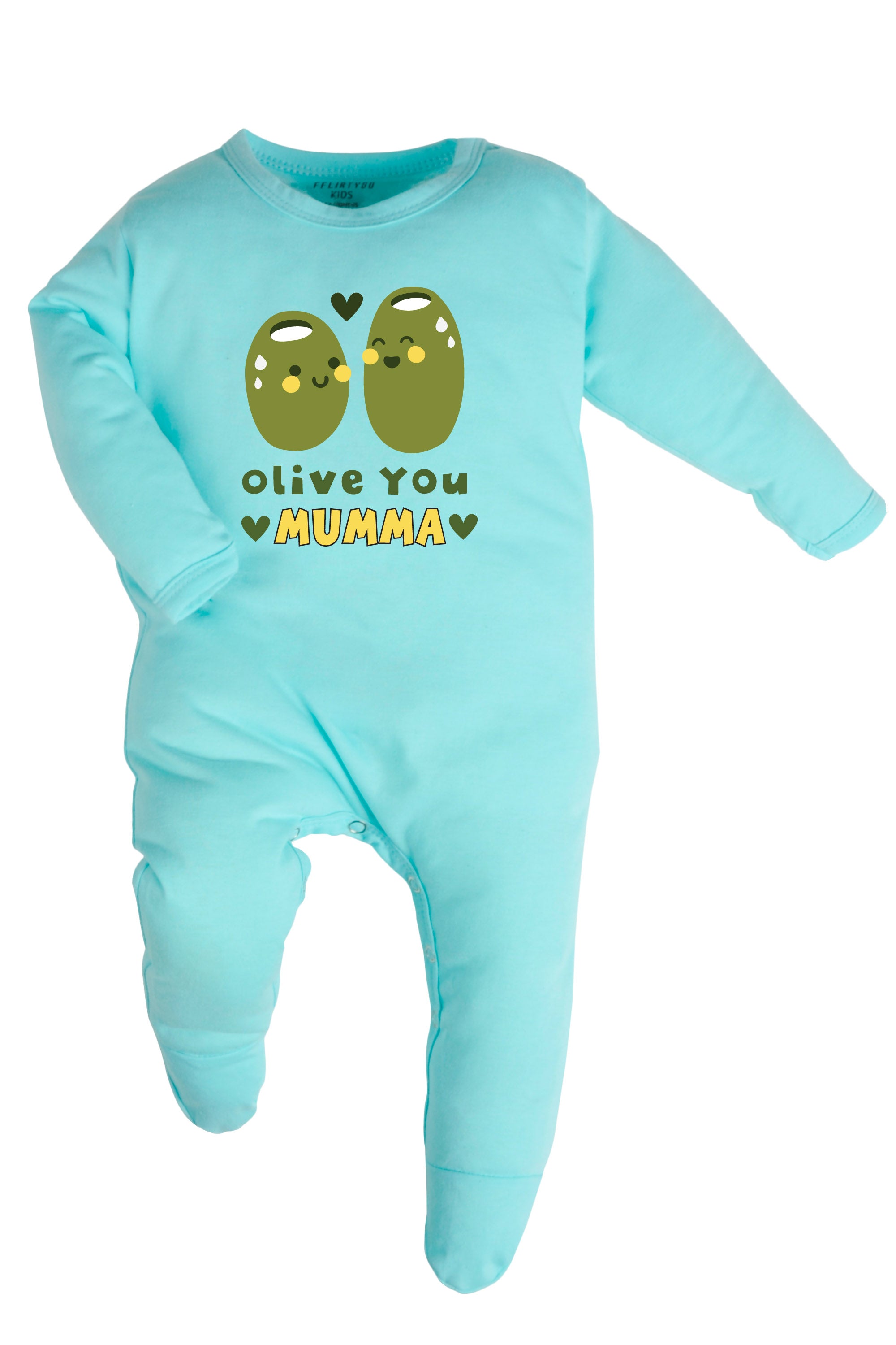 Olive You Mumma Baby Romper | Onesies