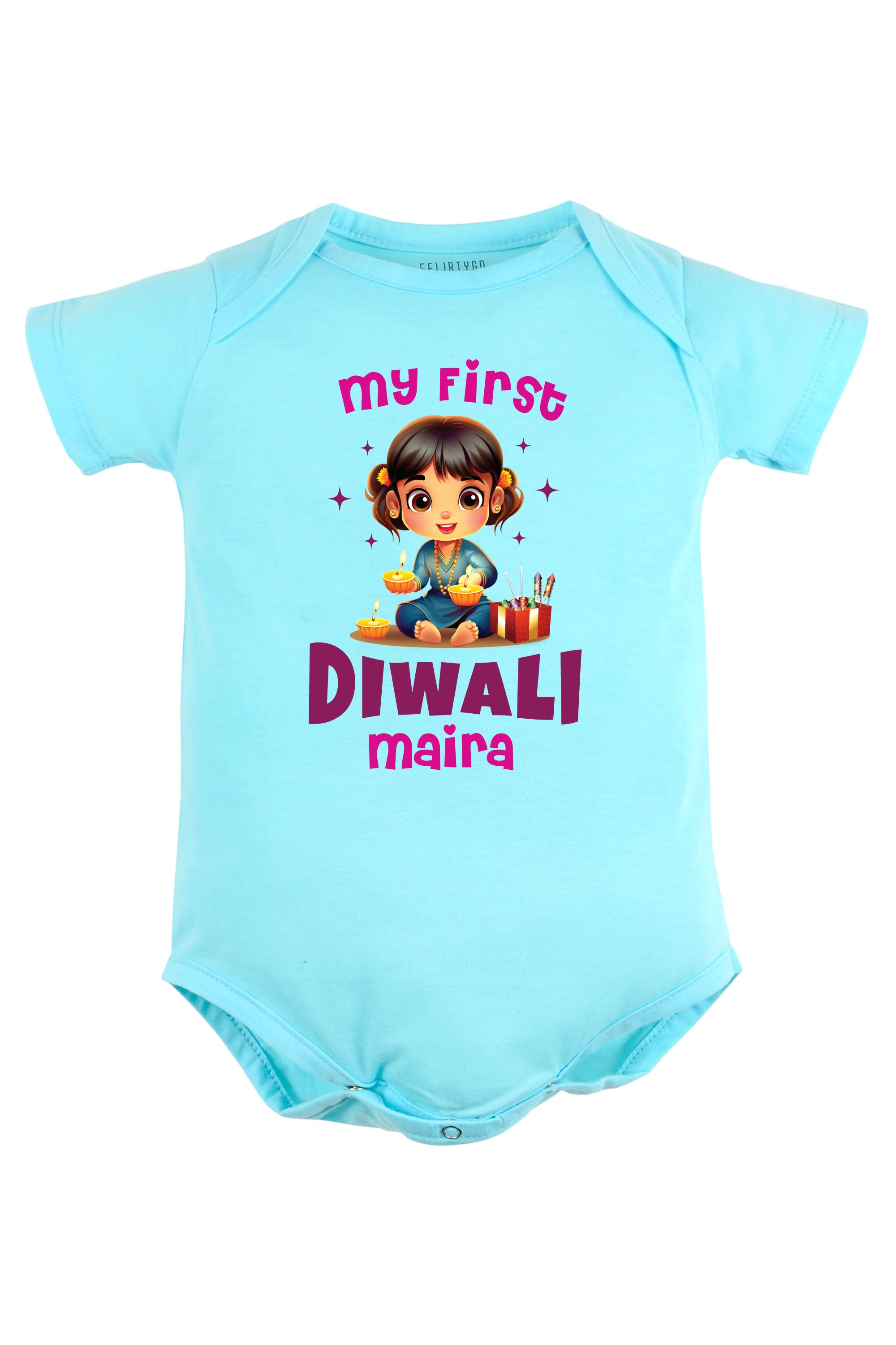 My First Diwali Baby Romper | Onesies w/ Custom Name