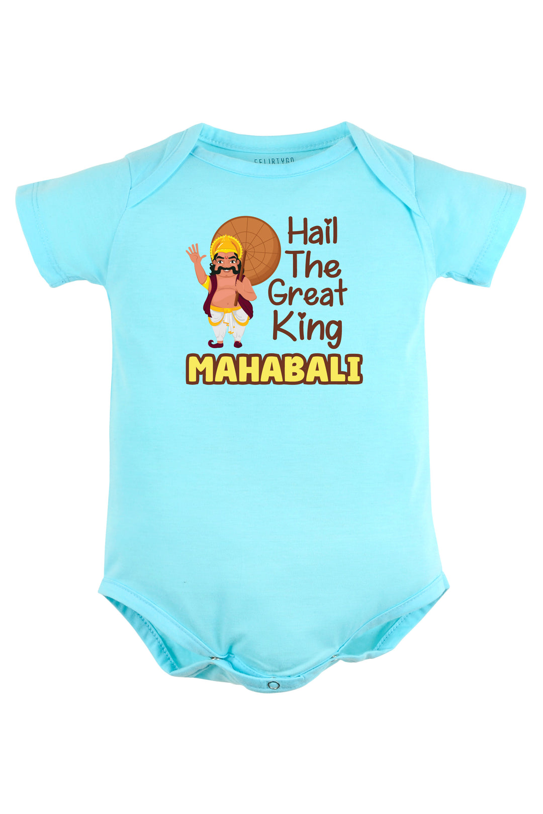 Hail The Great King Mahabali Baby Romper | Onesies