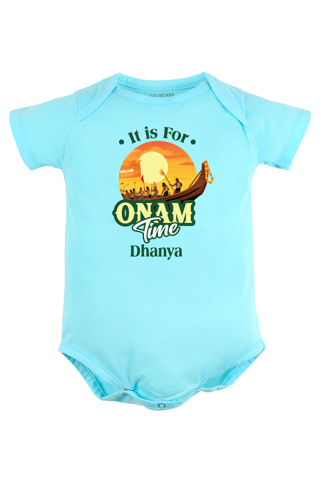 It Is For Onam Time Baby Romper | Onesies w/ Custom Name