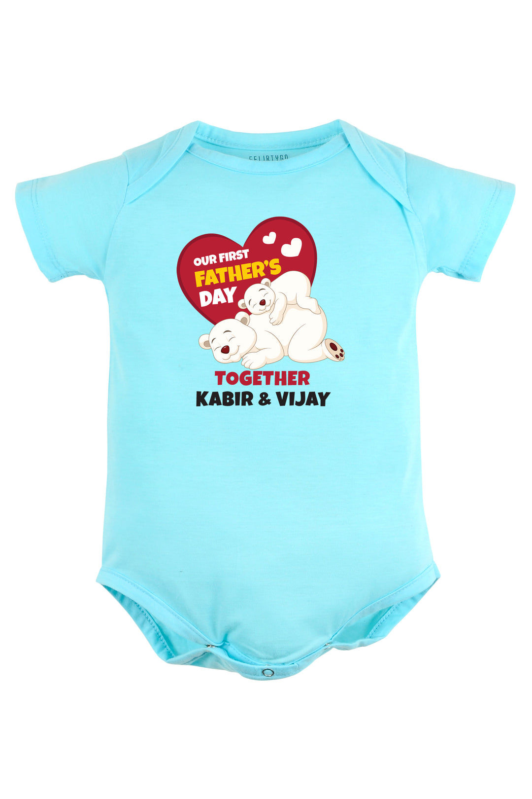 Our First Father's Day Together Baby Romper | Onesies w/ Custom Name