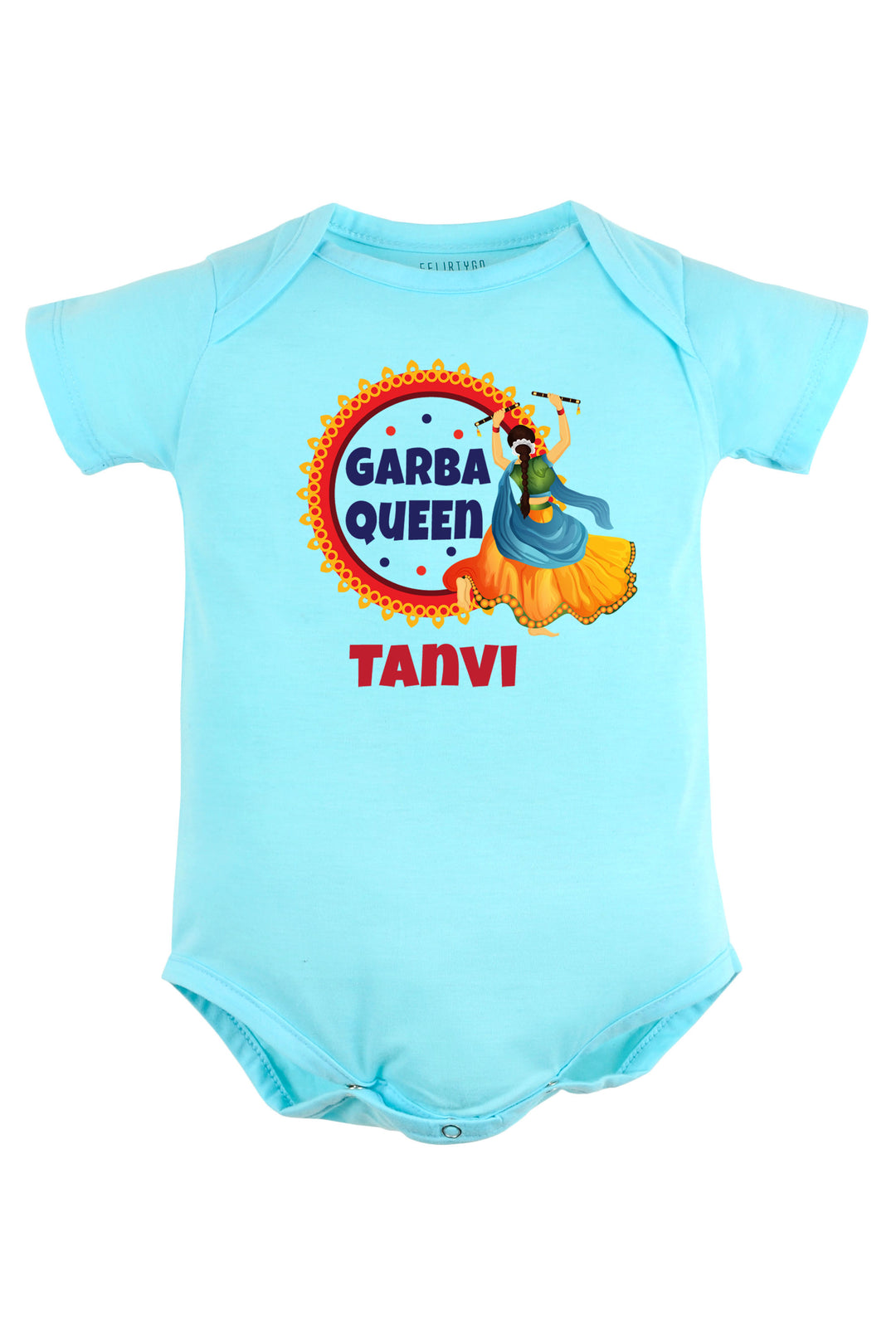 Garba Queen Baby Romper | Onesies w/ Custom Name