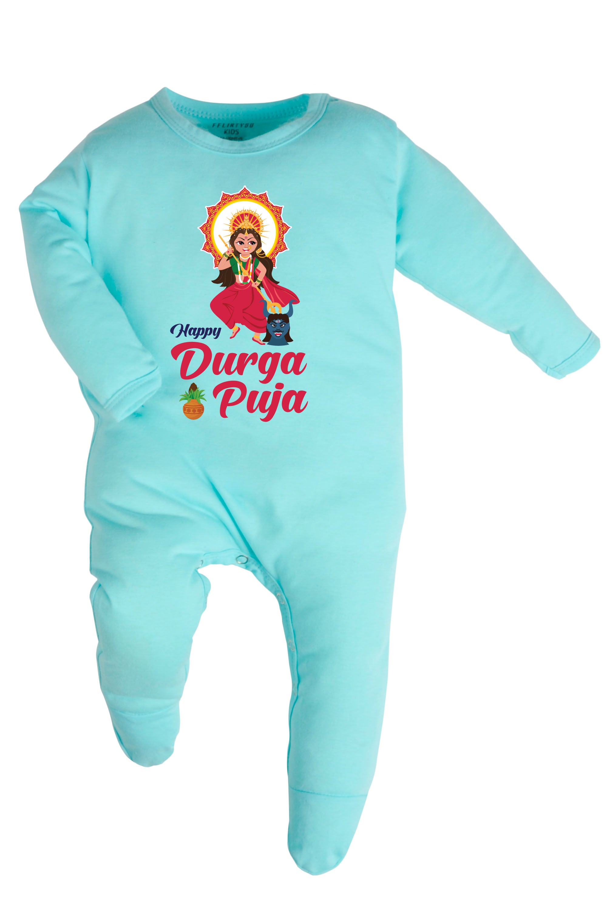 Happy Durga Puja Baby Romper | Onesies