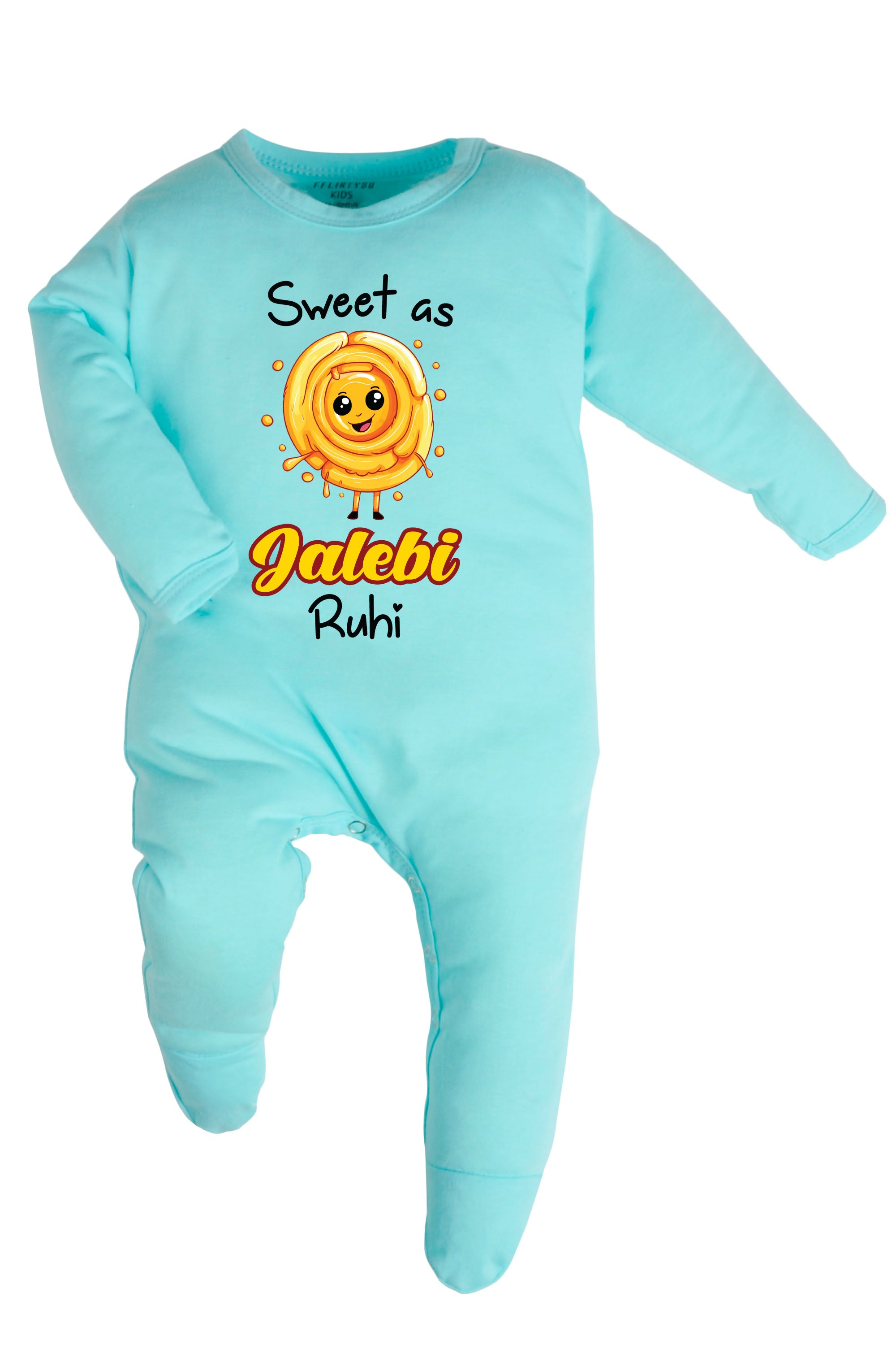 Sweet As Jalebi Baby Romper | Onesies w/ Custom Name