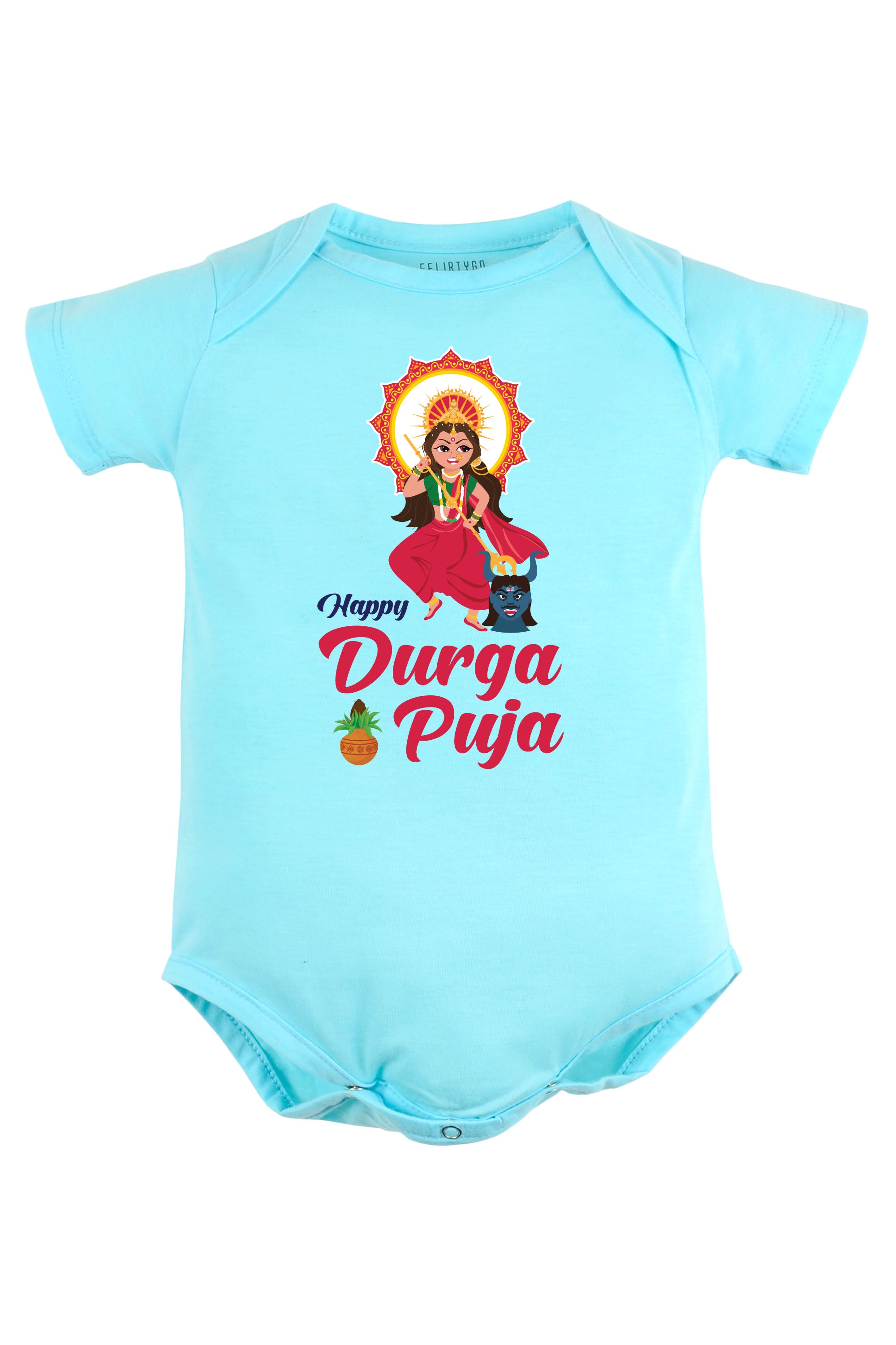 Happy Durga Puja Baby Romper | Onesies