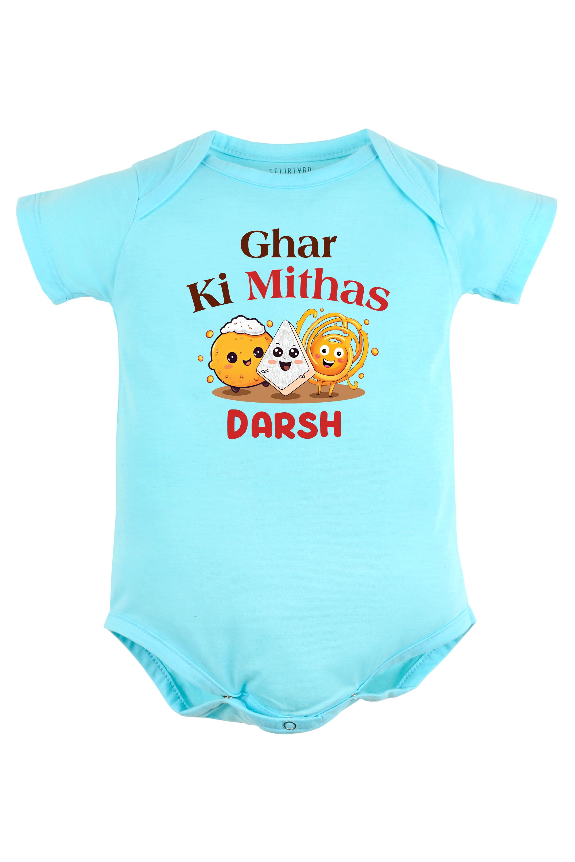 Ghar Ki Mithas Baby Romper | Onesies w/ Custom Name