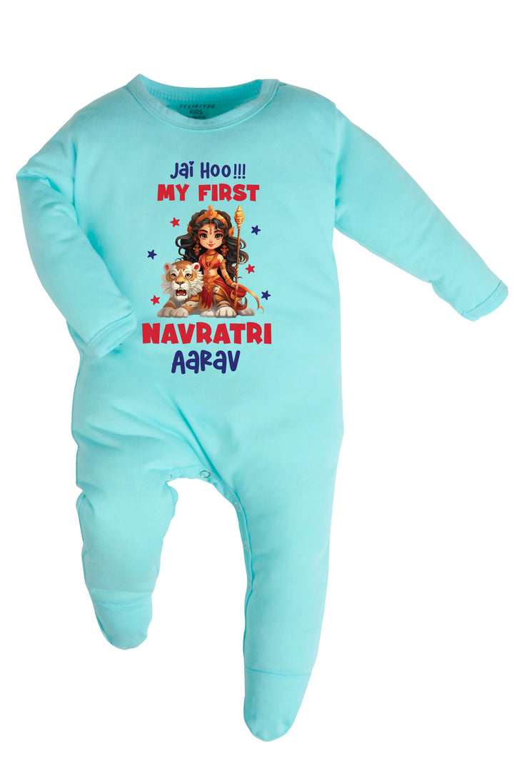 Jai Hoo !!! My First Navratri Baby Romper | Onesies w/ Custom Name