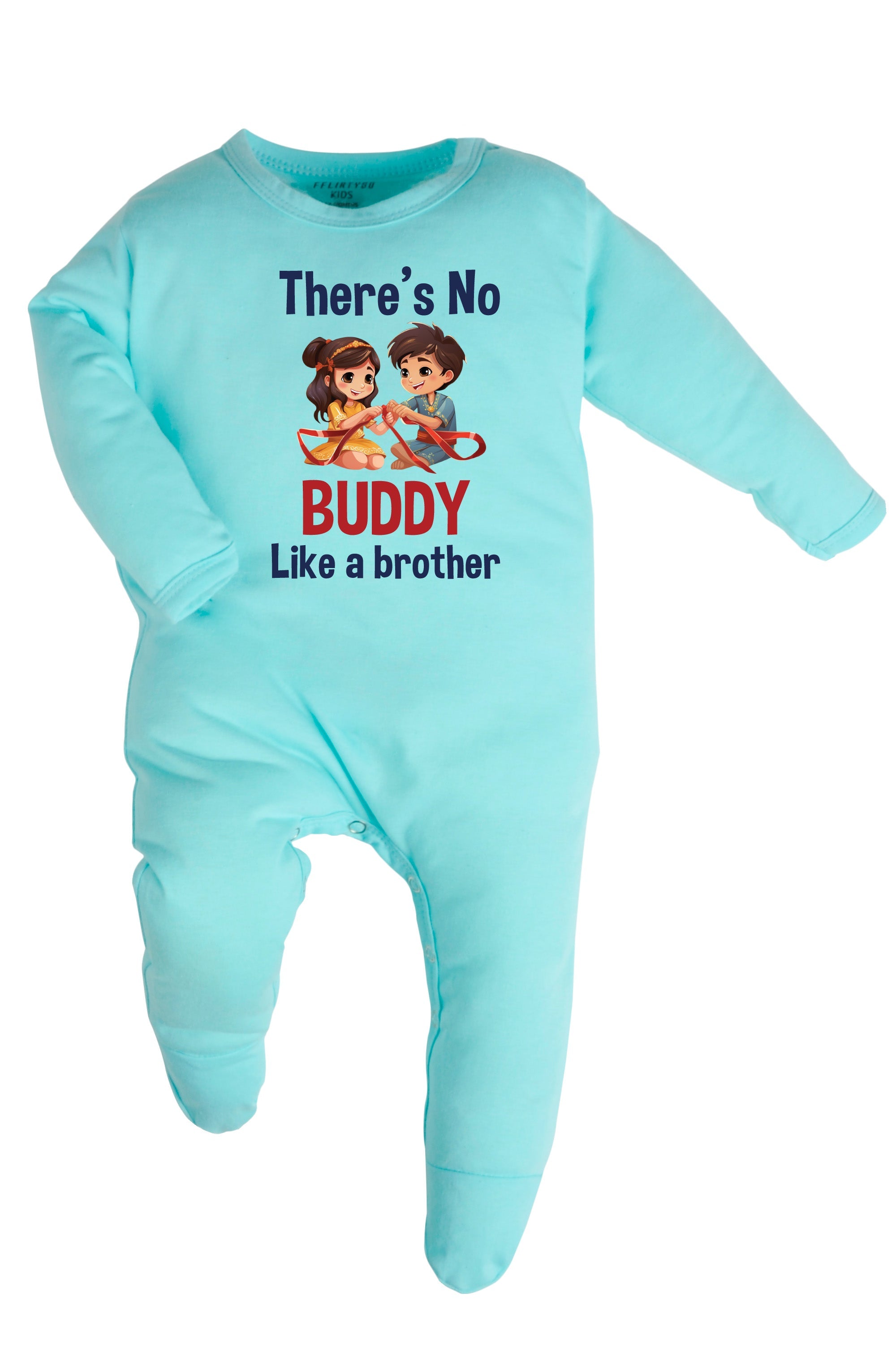 There's No Buddy Like a Brother Baby Romper | Onesies