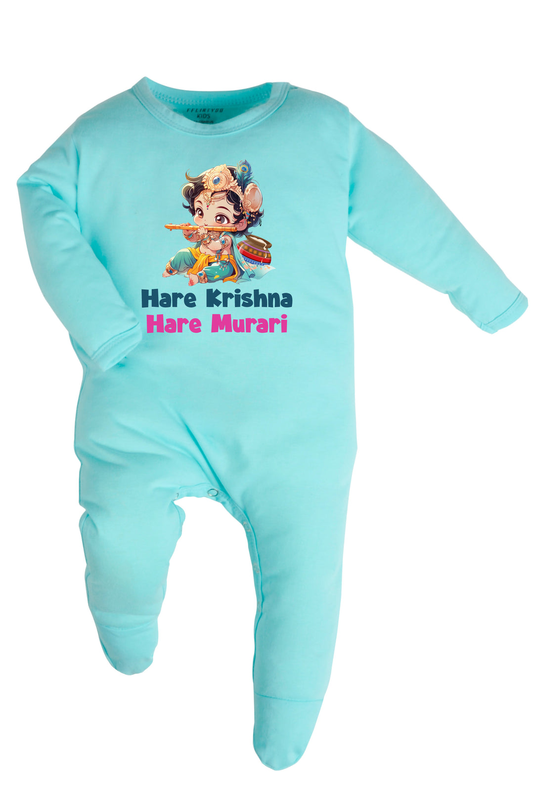 Hare Krishna Hare Murari Baby Romper | Onesies