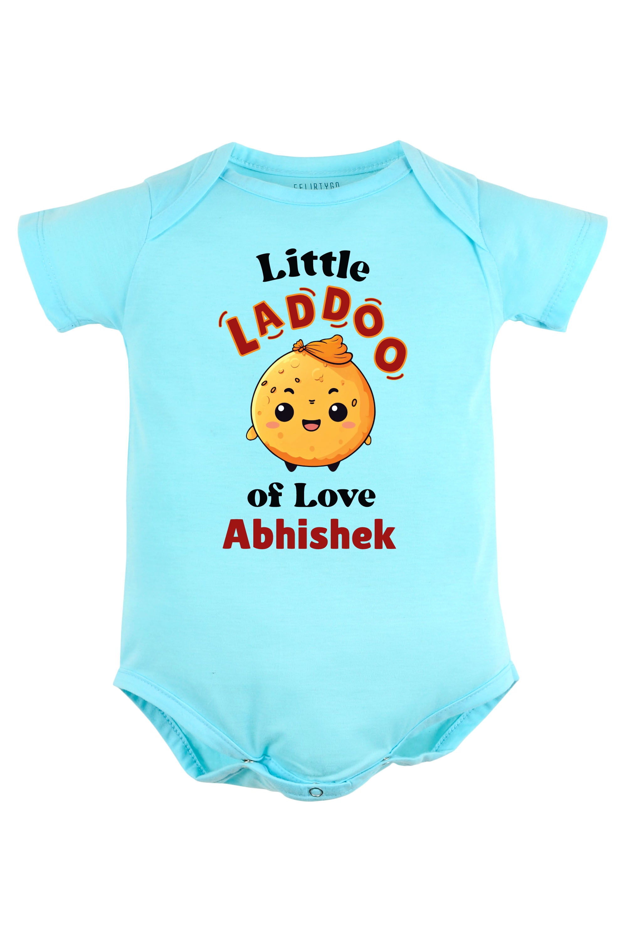 Little Laddoo Of Love Baby Romper | Onesies w/ Custom Name