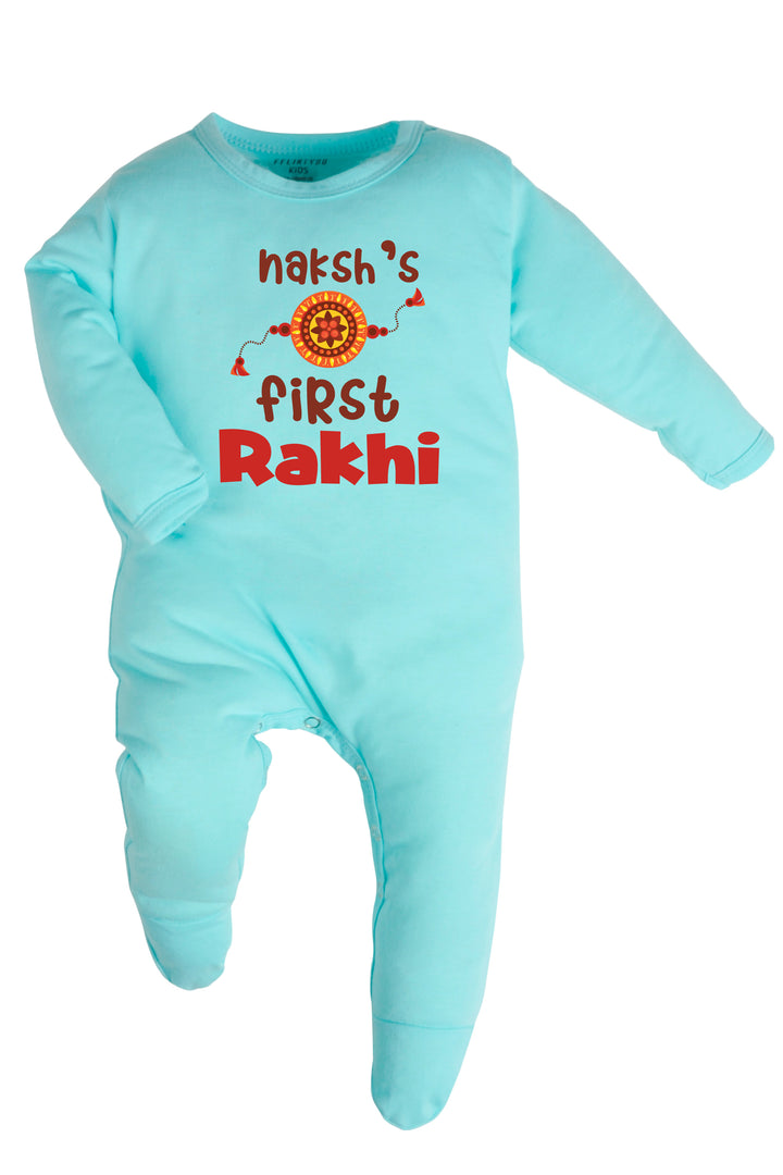 My First Rakhi Baby Romper | Onesies w/ Custom Name