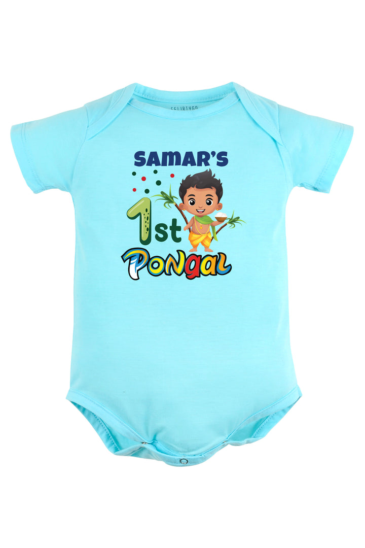 My First pongal with character Baby Romper | Onesies w/ Custom Name