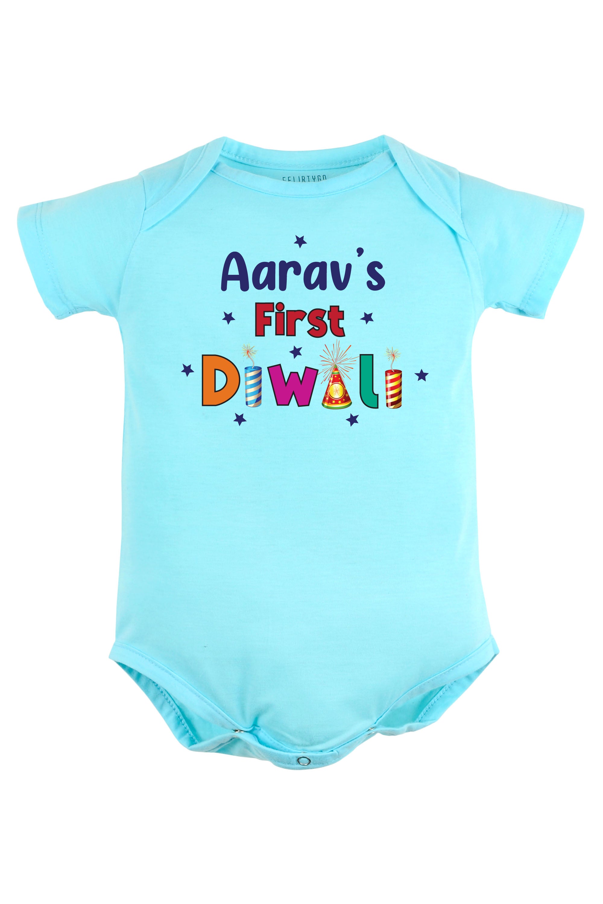 My First Diwali Baby Romper | Onesies w/ Custom Name