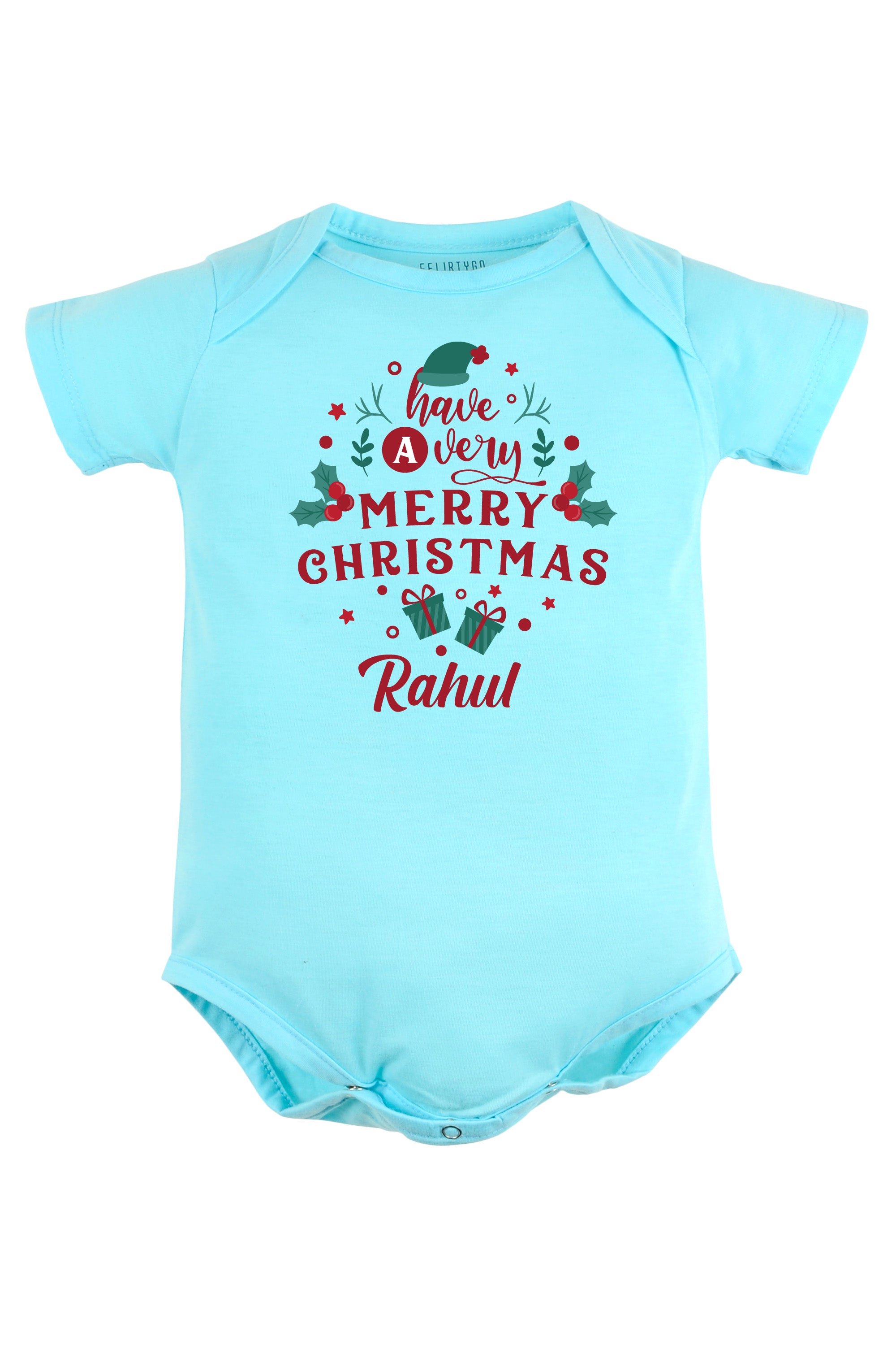 Have A Very Merry Christmas Baby Romper | Onesies w/ Custom Name