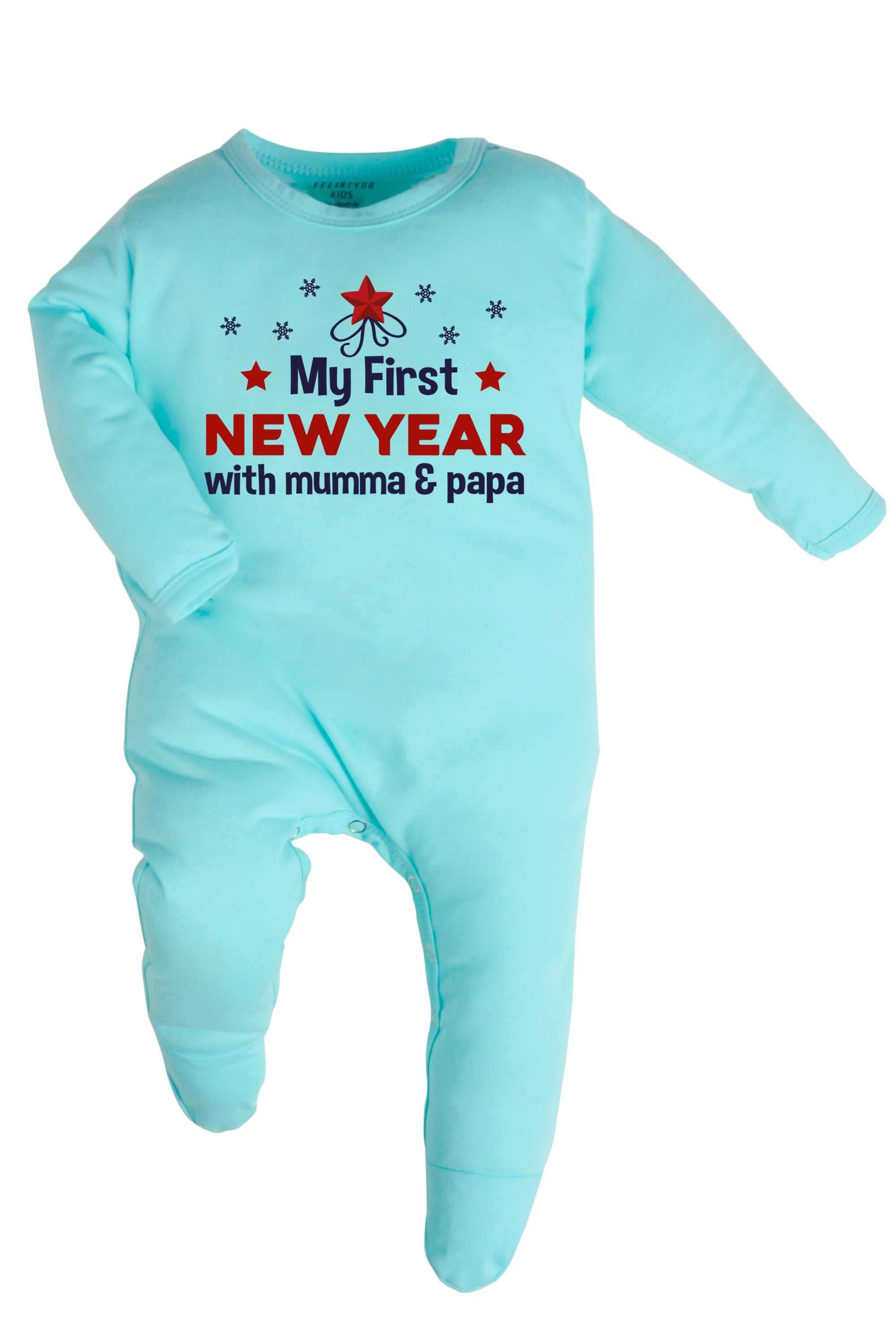 My First New Year With Mumma & Papa Baby Romper | Onesies