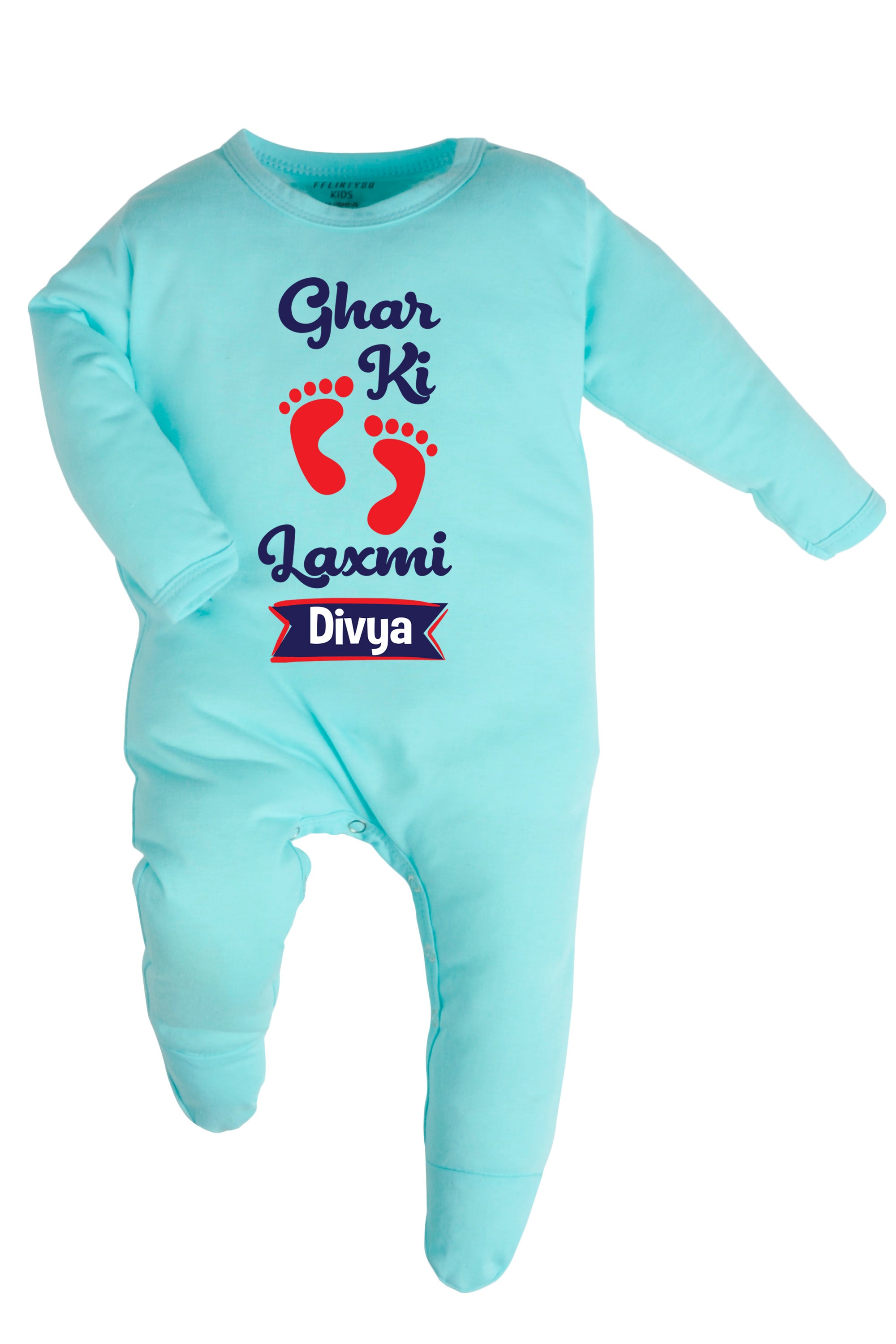 Ghar Ki Laxmi Baby Romper | Onesies w/ Custom Name