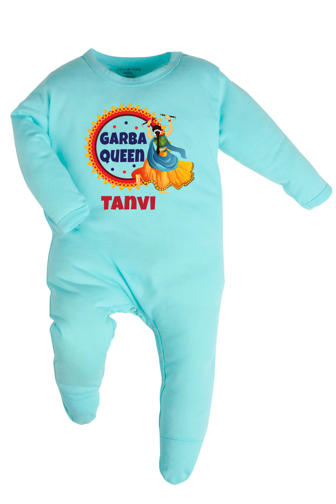 Garba Queen Baby Romper | Onesies w/ Custom Name