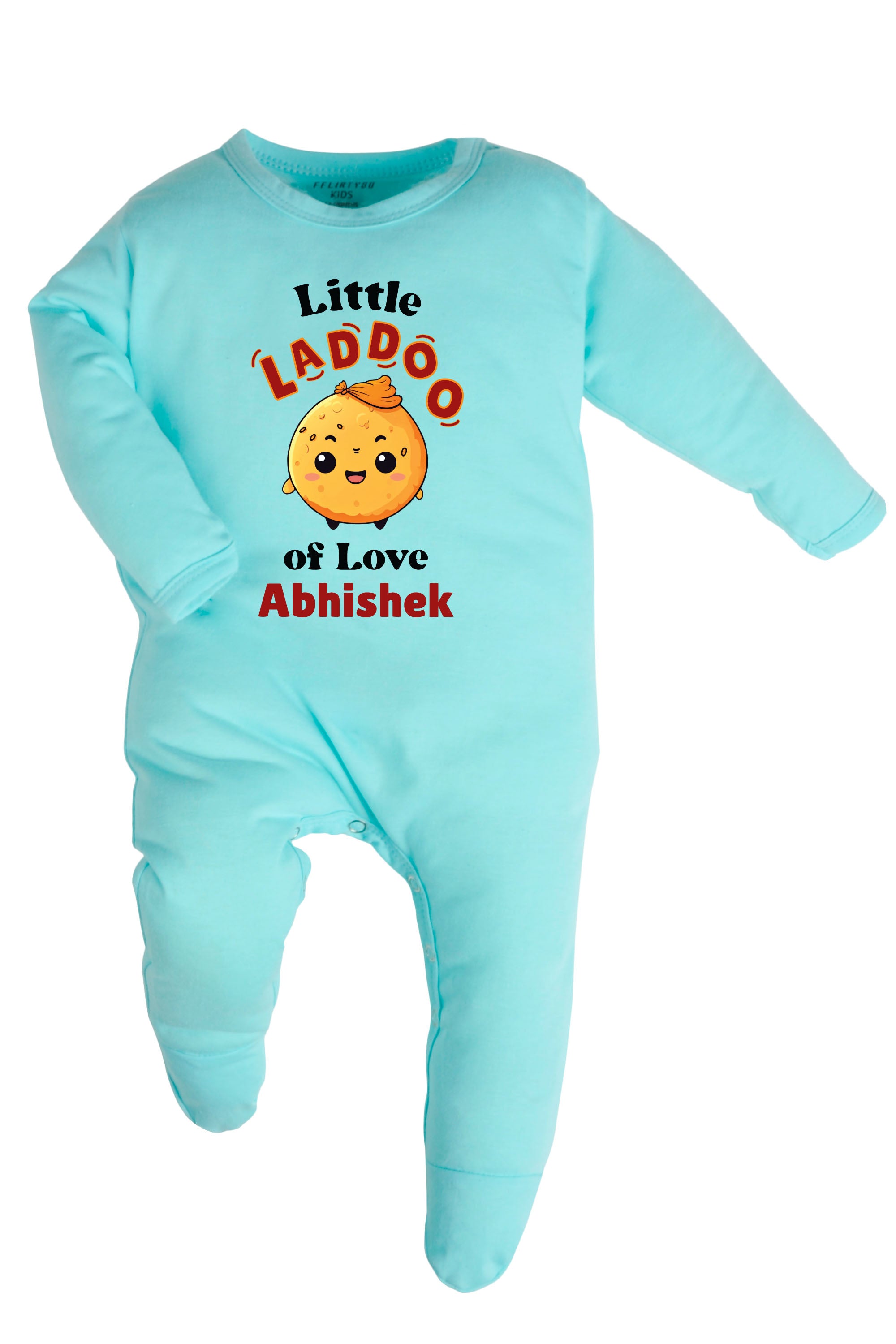 Little Laddoo Of Love Baby Romper | Onesies w/ Custom Name