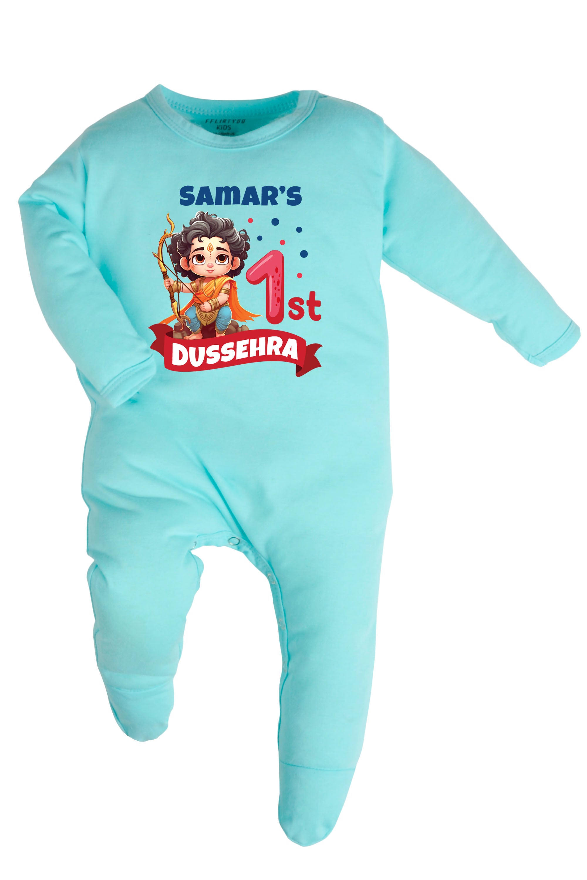 My 1st Dussehra Baby Romper | Onesies w/ Custom Name