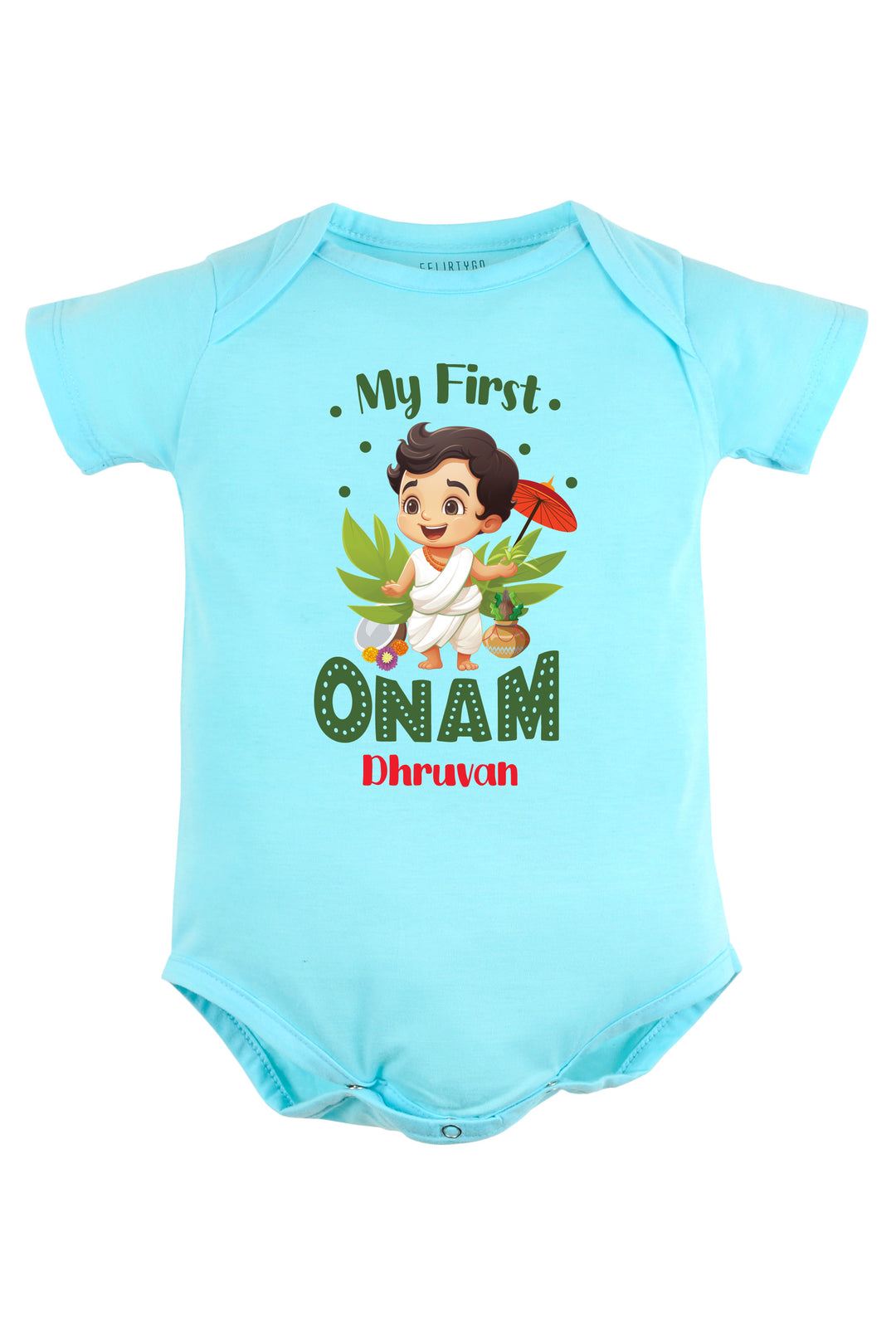 My First Onam Baby Romper | Onesies w/ Custom Name