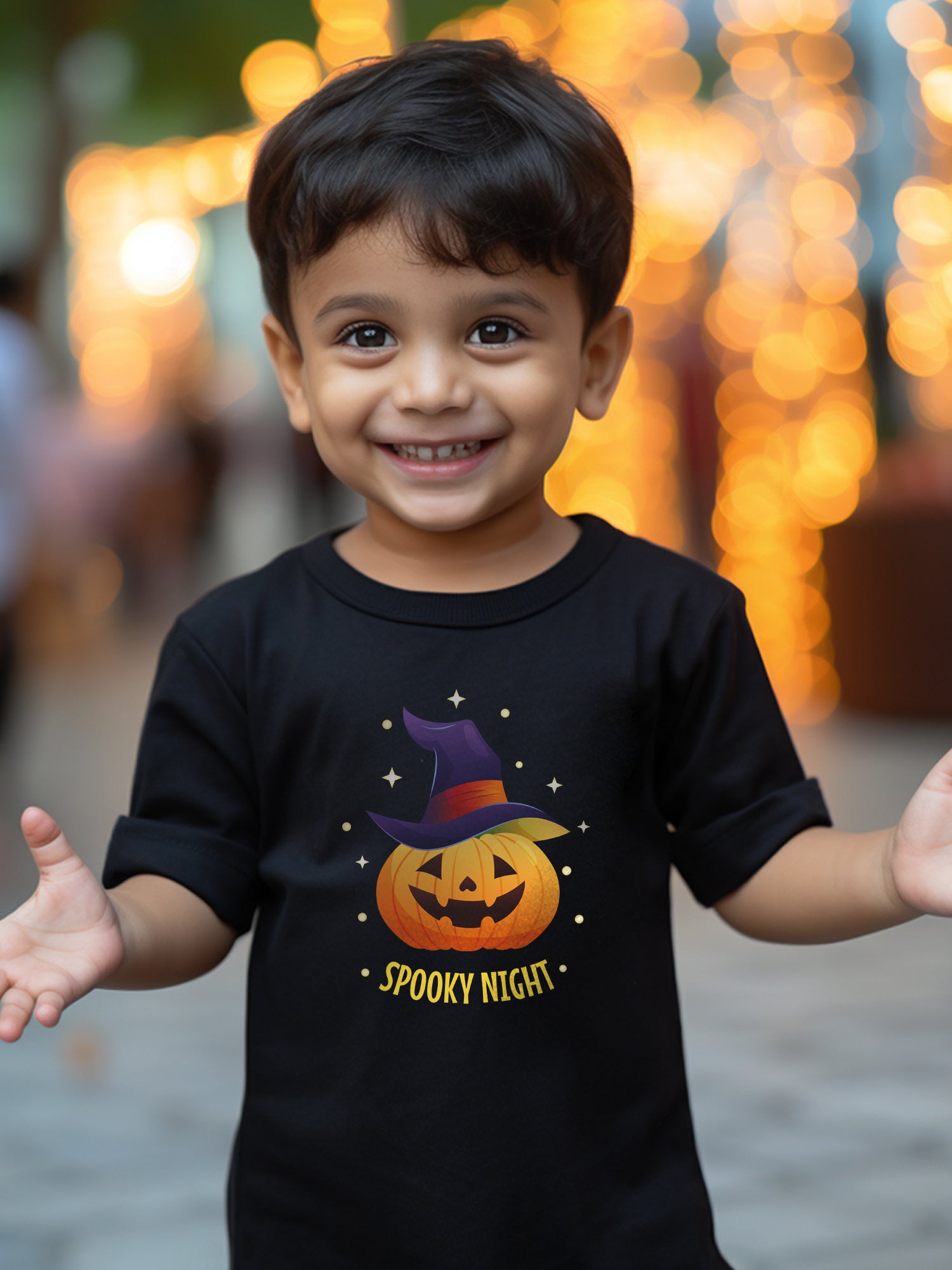 Spooky Night Halloween Kids T Shirt