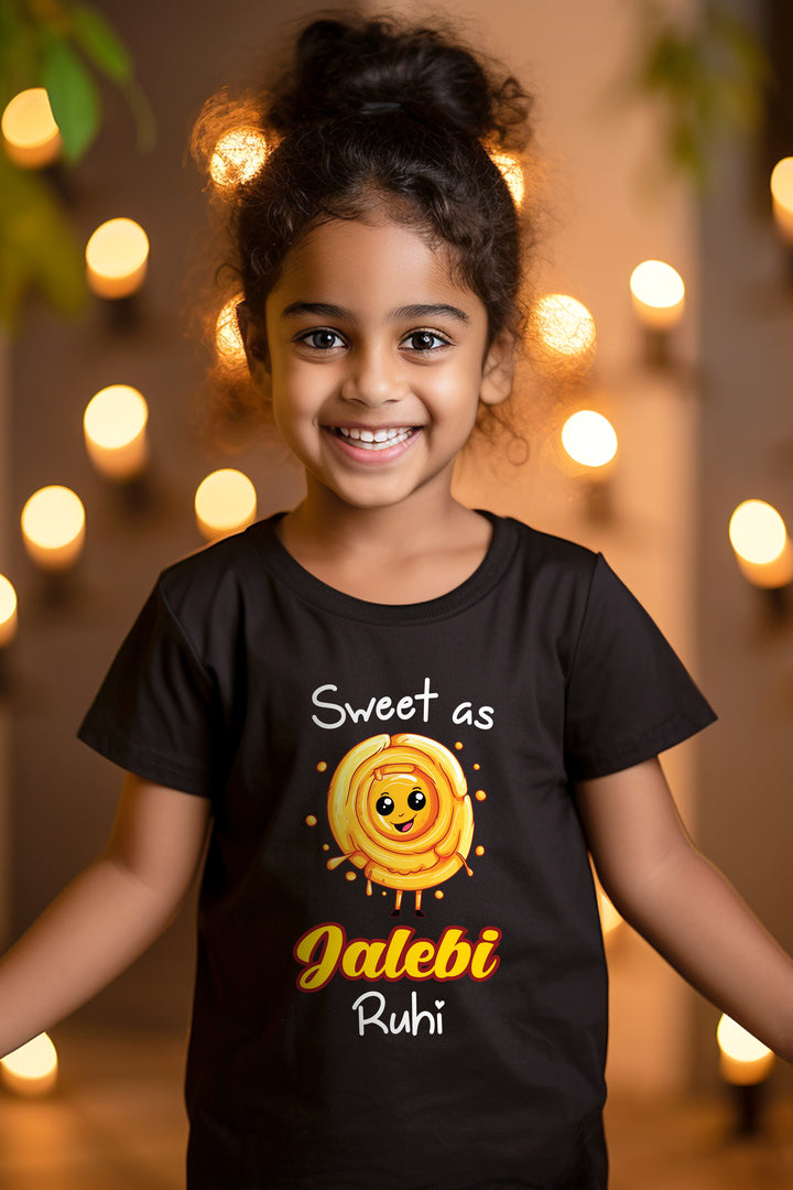 Sweet As Jalebi Kids T Shirt w/ Custom Name