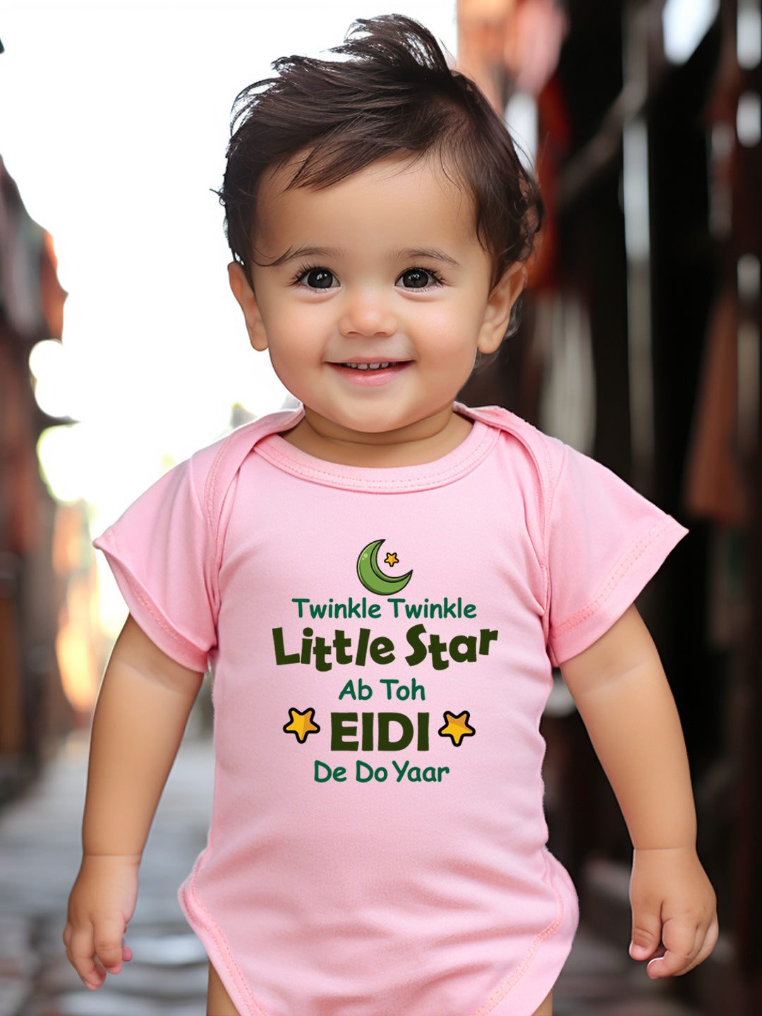Twinkle Twinkle Little Star - Ab Toh Eidi De Do Yaar Baby Romper | Onesies
