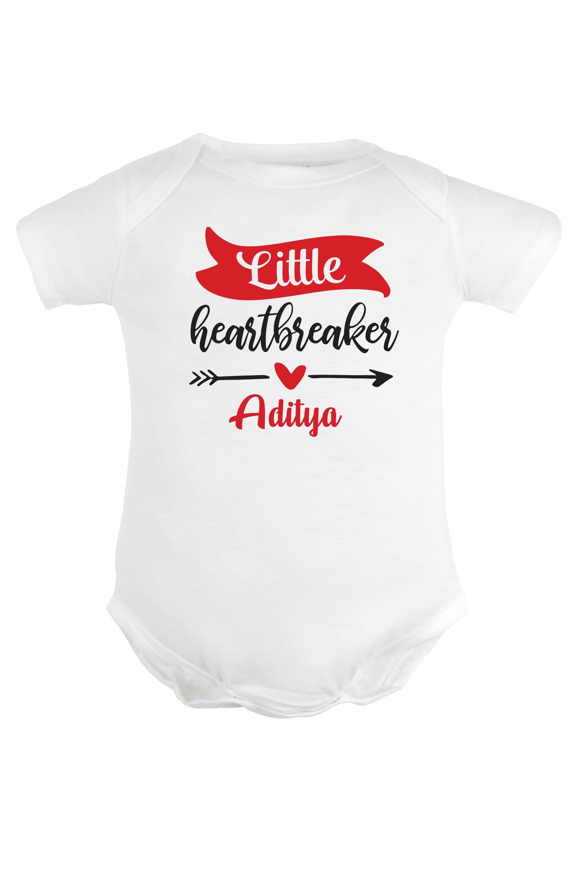 Little Heart Breaker Baby Romper | Onesies w/ Custom Name