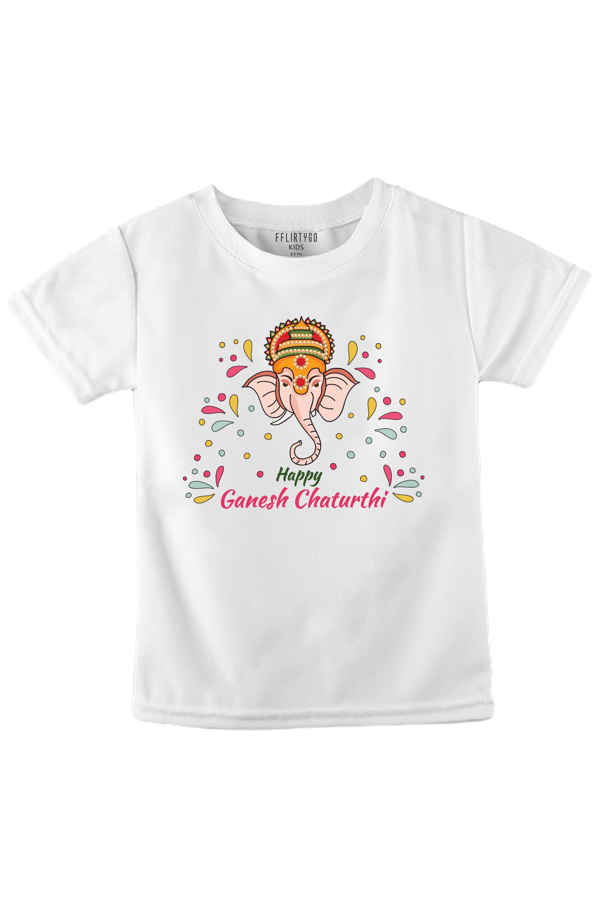 Happy Ganesh Chaturth Kids T Shirt