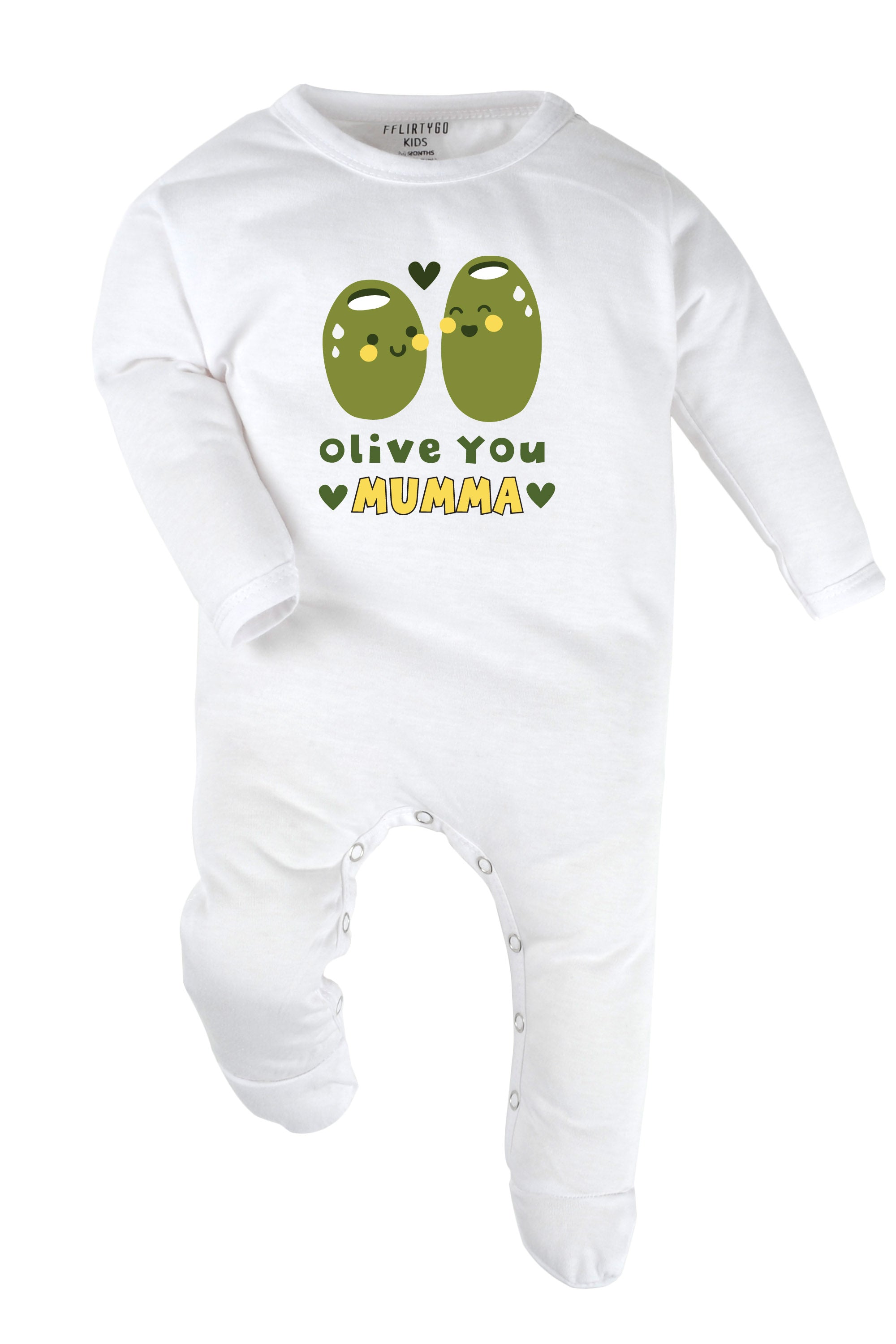 Olive You Mumma Baby Romper | Onesies