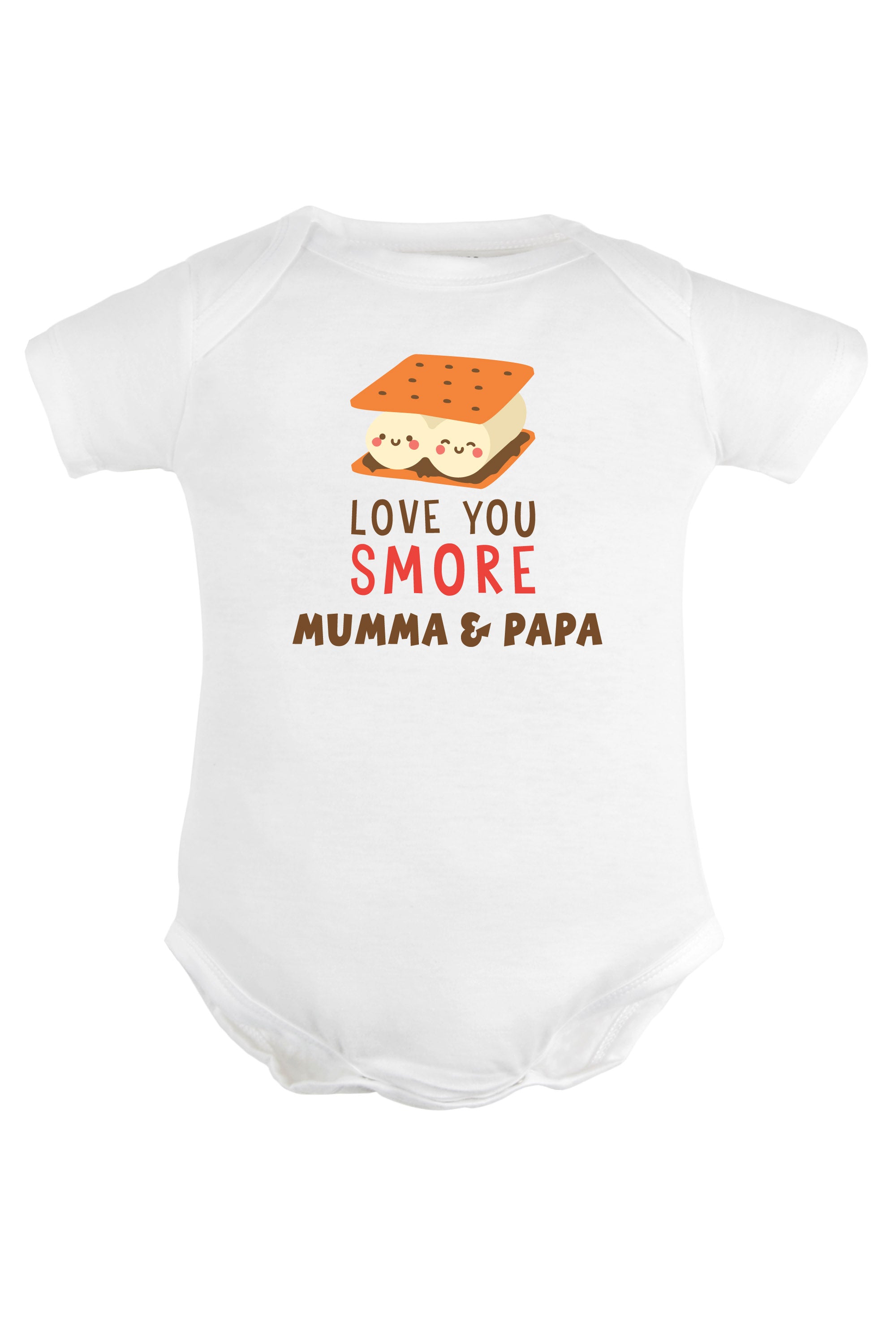 Love You Smore Mumma & Papa Baby Romper | Onesies