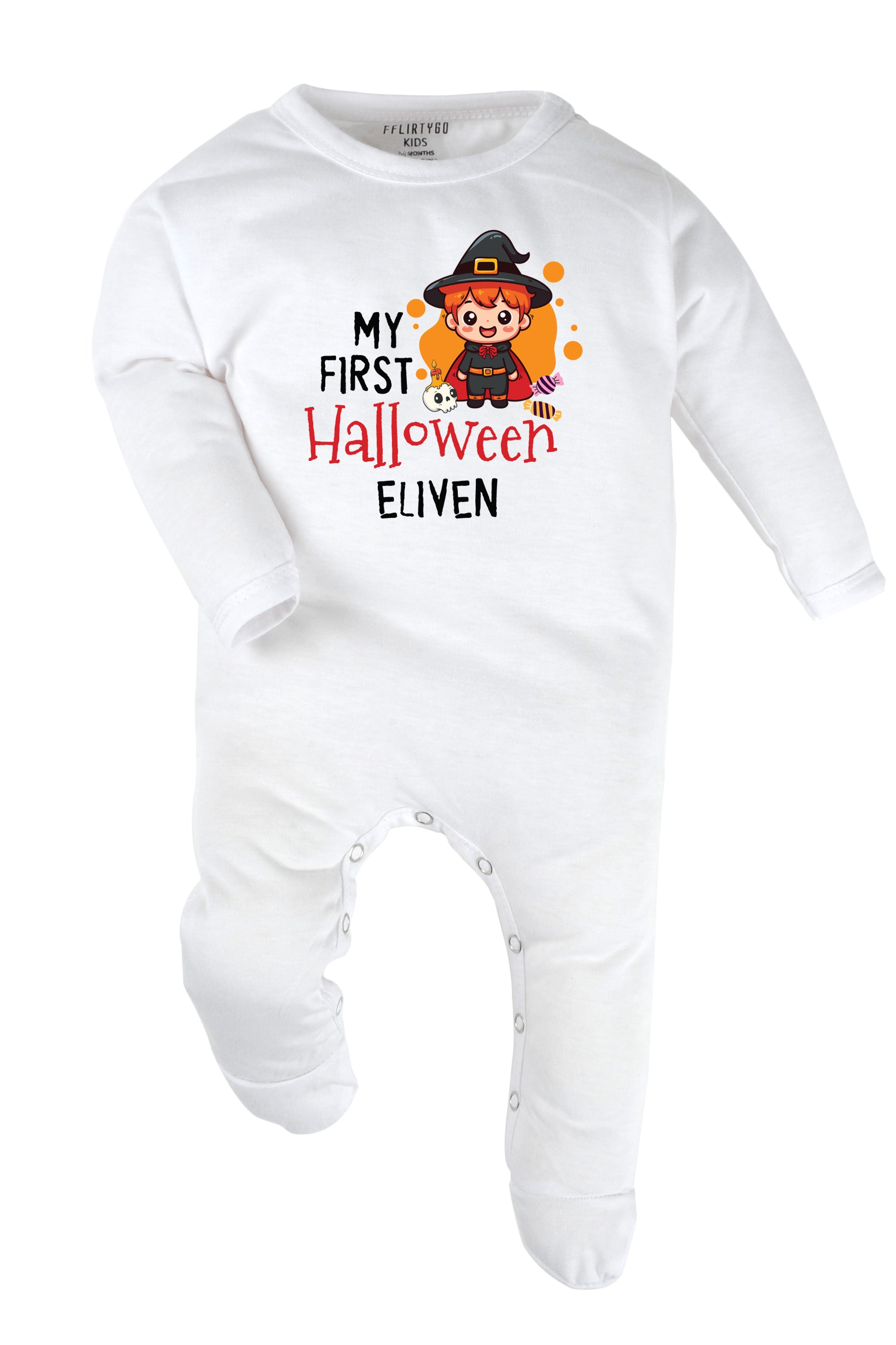 My First Halloween Baby Romper | Onesies w/ Custom Name