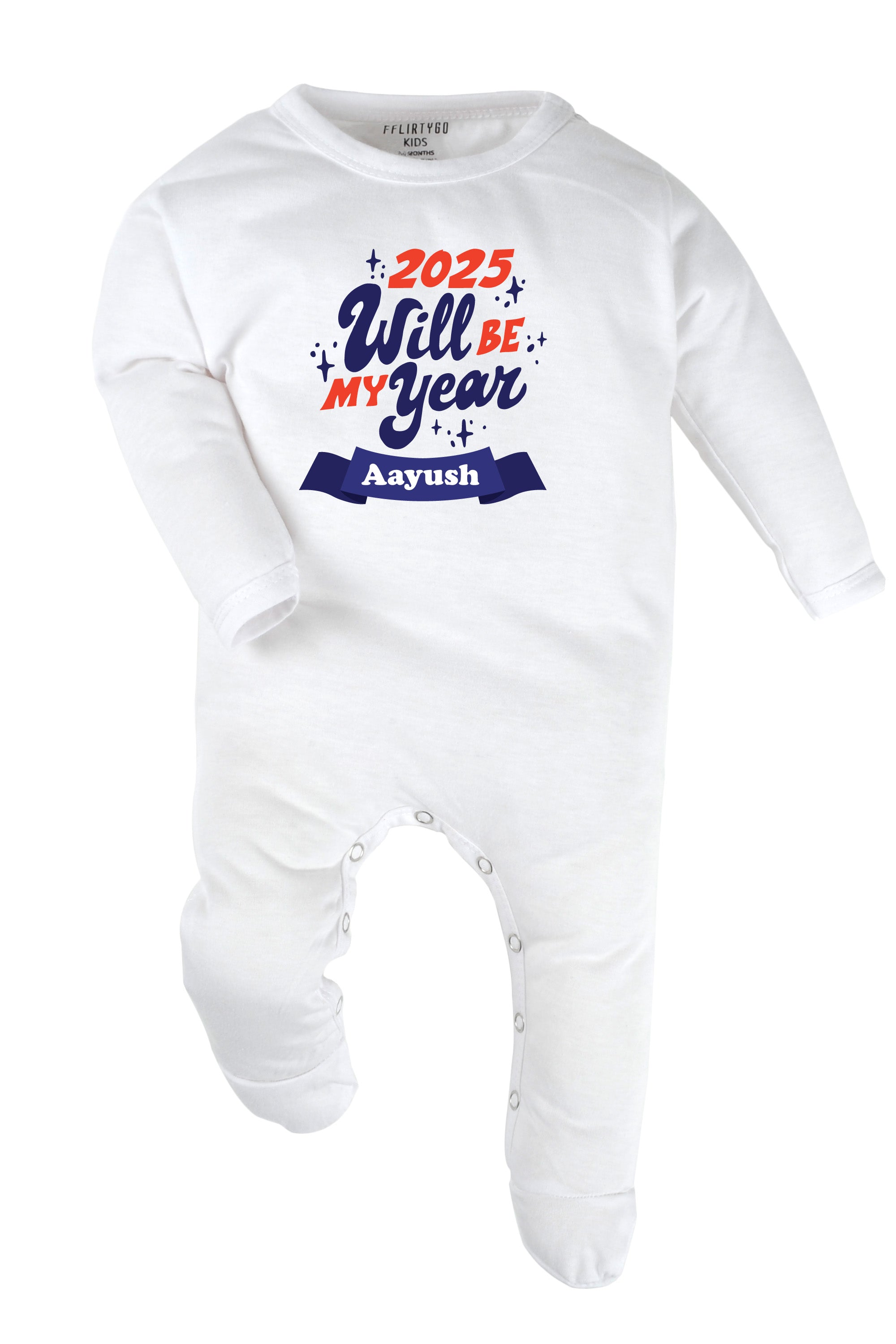 2025 Will Be My Year Baby Romper | Onesies w/ Custom Name