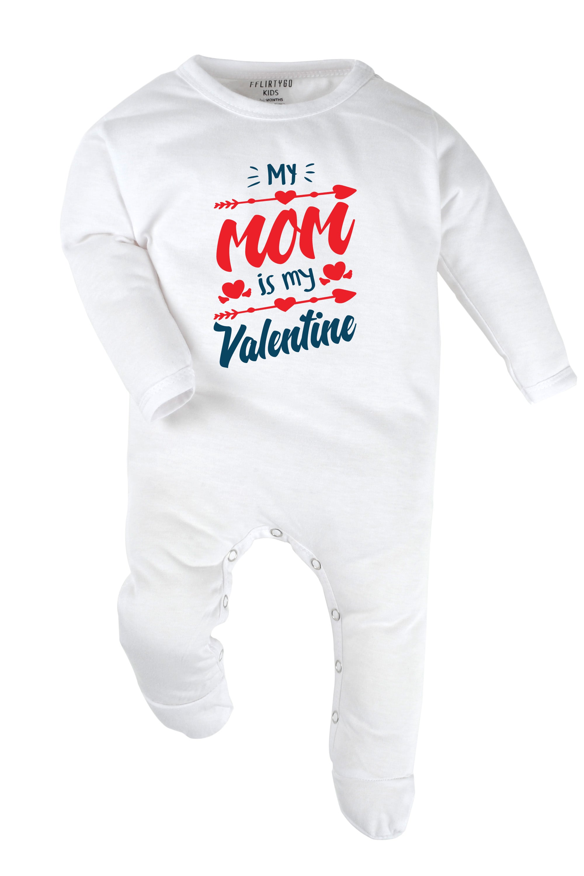 My Mom Is My Valentine Baby Romper | Onesies