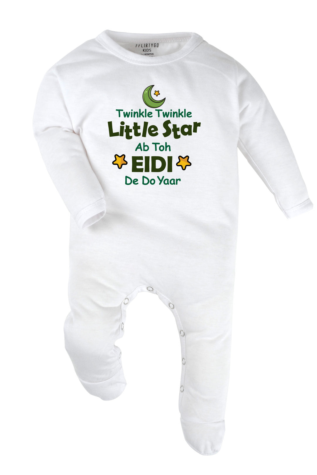 Twinkle Twinkle Little Star - Ab Toh Eidi De Do Yaar Baby Romper | Onesies