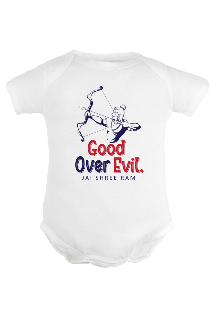 Good Over Evil Jai Shree Ram Baby Romper | Onesies