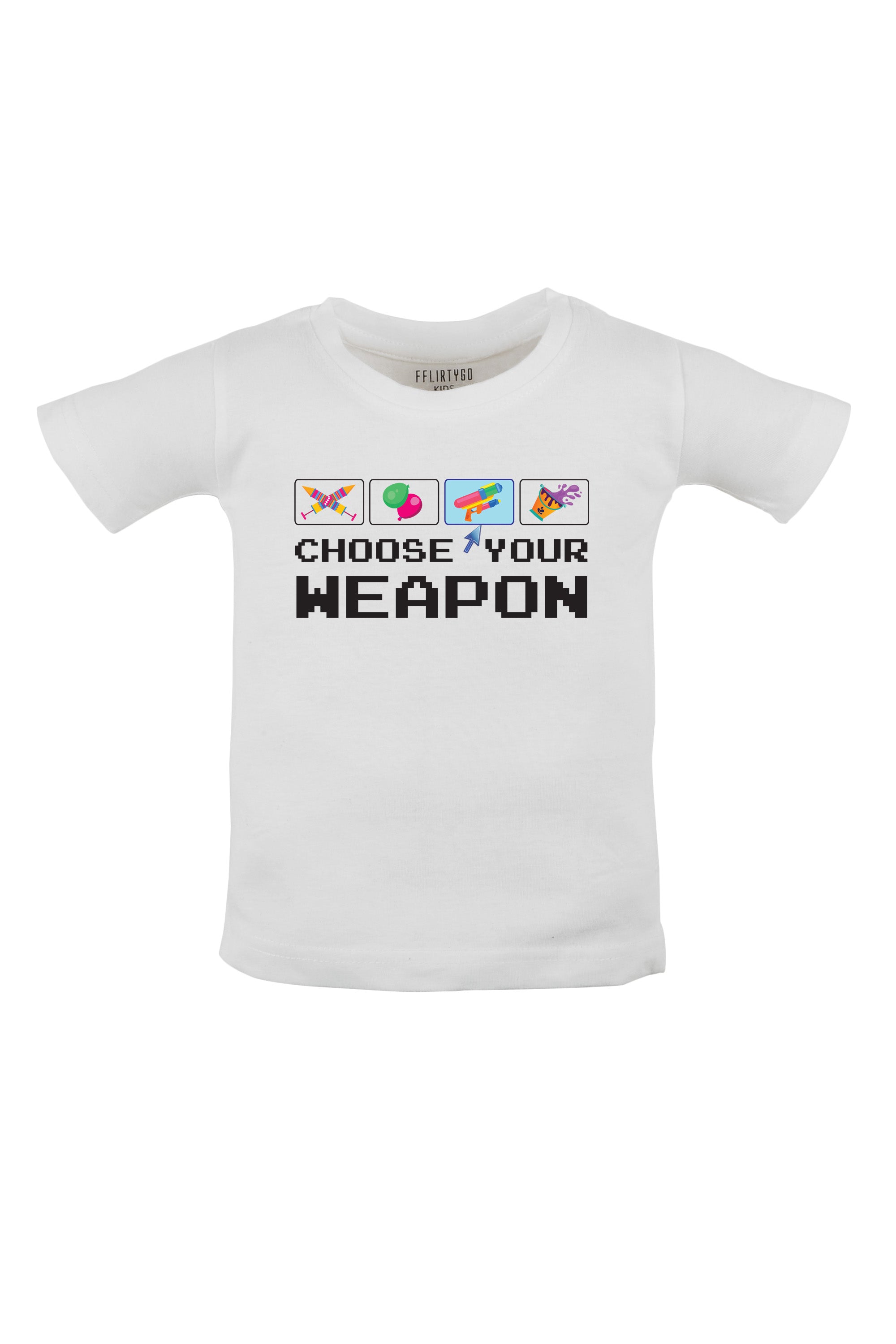 Choose Your Weapon Kids T Shirt