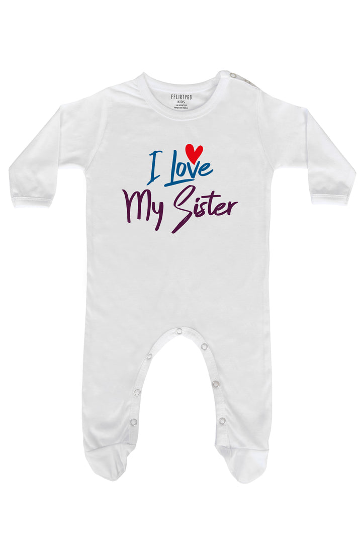 I Love My Sister Baby Romper | Onesies