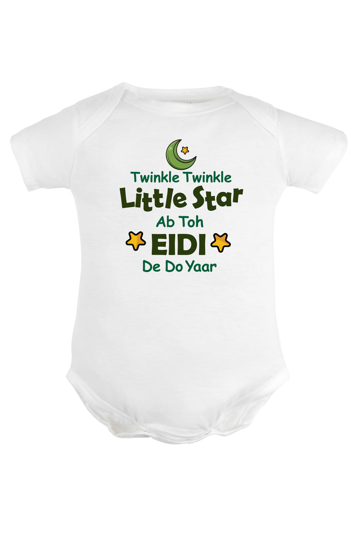 Twinkle Twinkle Little Star - Ab Toh Eidi De Do Yaar Baby Romper | Onesies