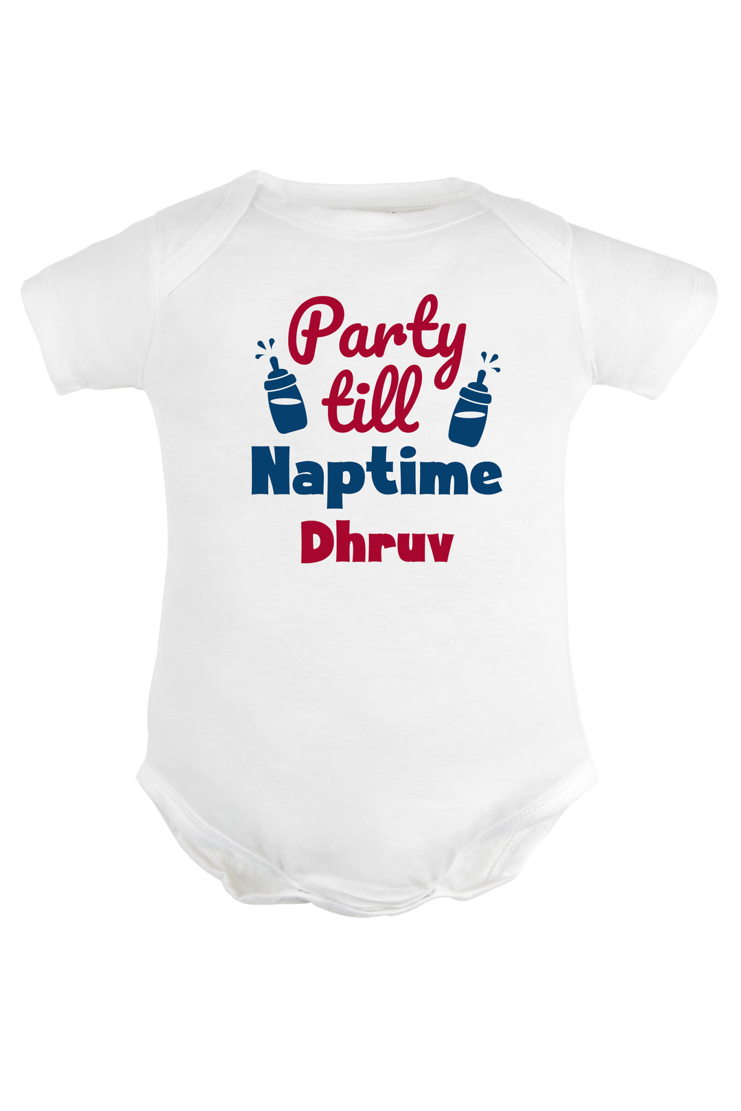 Party Till Nap Time Baby Romper | Onesies w/ Custom Name