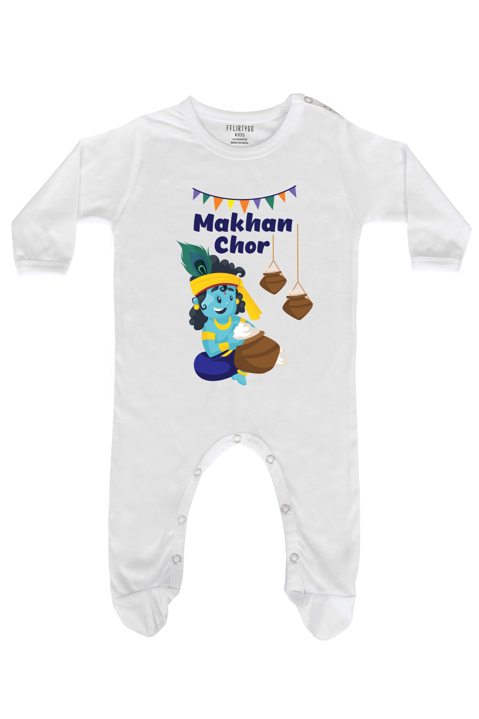 Makhan chor Baby Romper | Onesies