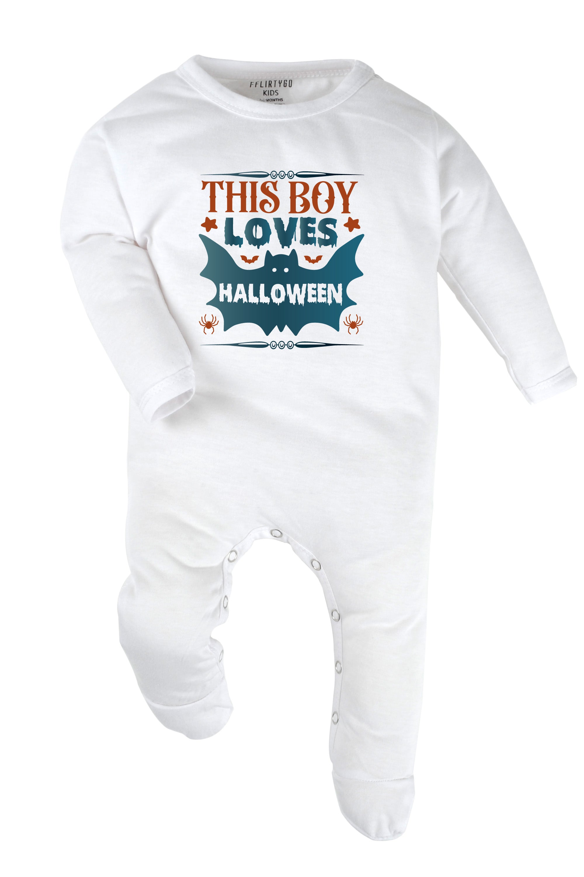 This Boy Loves Halloween Baby Romper | Onesies