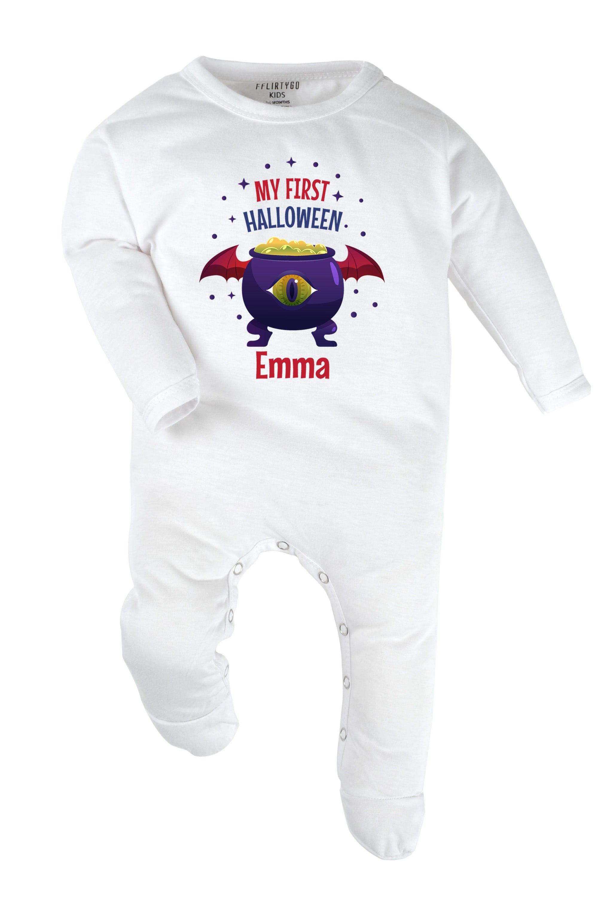 My First Halloween Baby Romper | Onesies w/ Custom Name