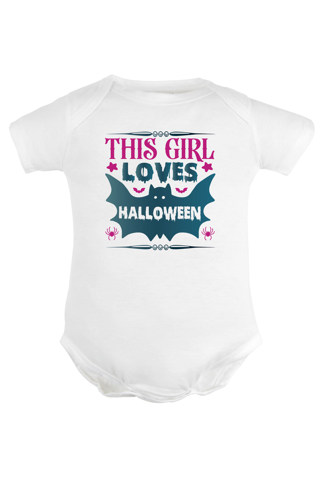 This Girl Loves Halloween Baby Romper | Onesies