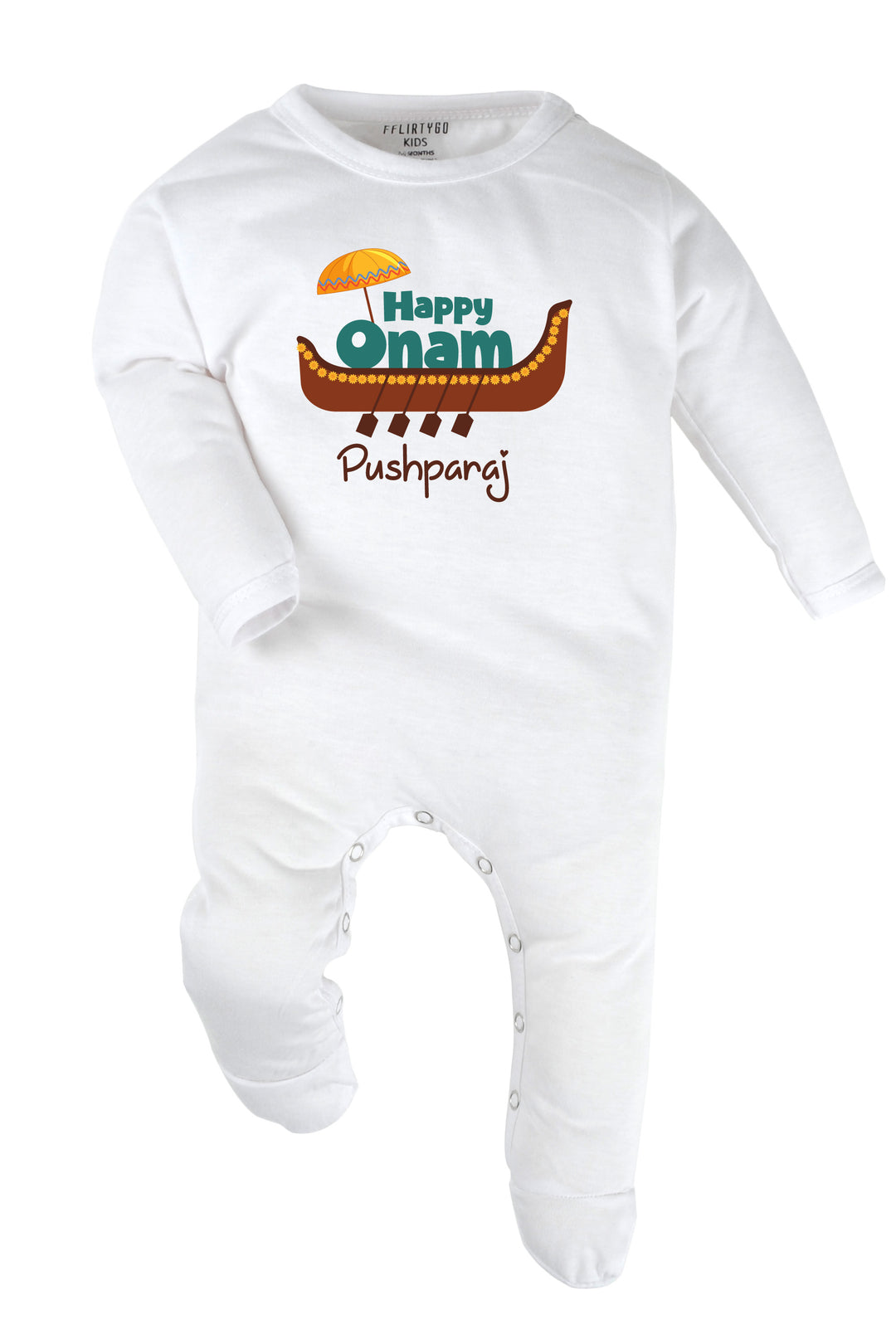 Happy Onam Baby Romper | Onesies w/ Custom Name